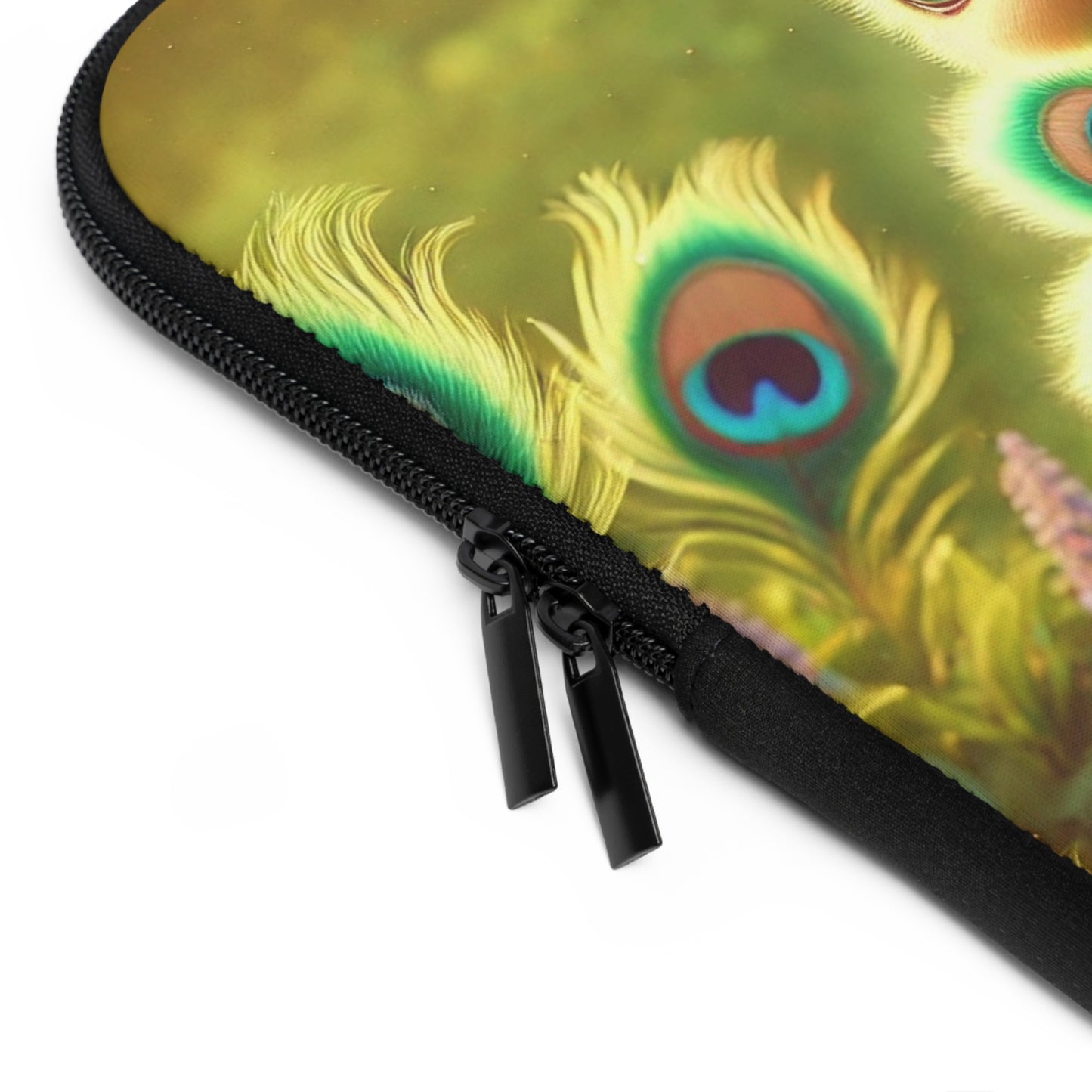Tropical Laptop Sleeve, 5 Sizes - Perfect for Rainforest Lovers & Students / Baby Peacock