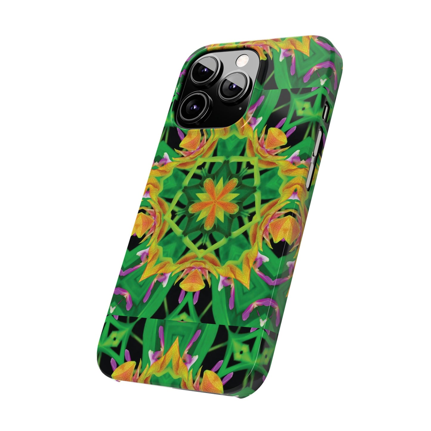 Slim Phone Cases - Orchid Kaleidoscope #2