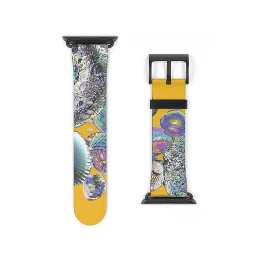 Apple Watch Band - Heatwave Seashell Collection, yellow