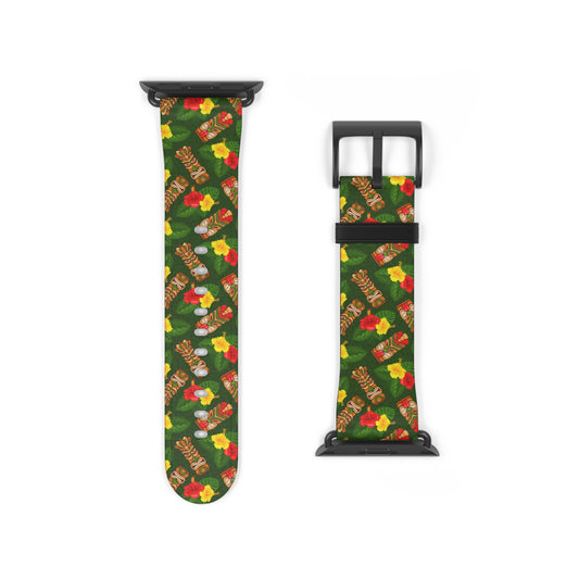 Apple Watch Band - Tiki Hibiscus Party