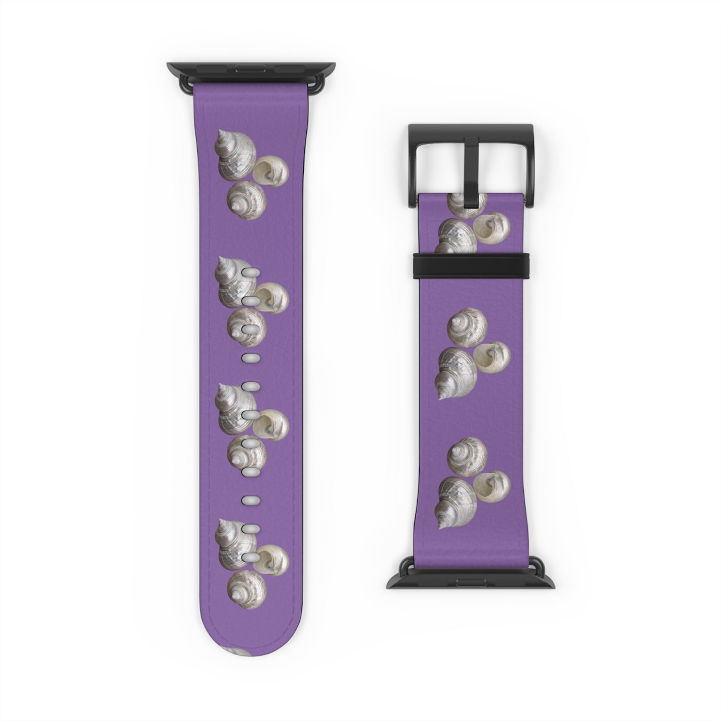 Apple Watch Band - Nautilus Shell Trio, lt. purple