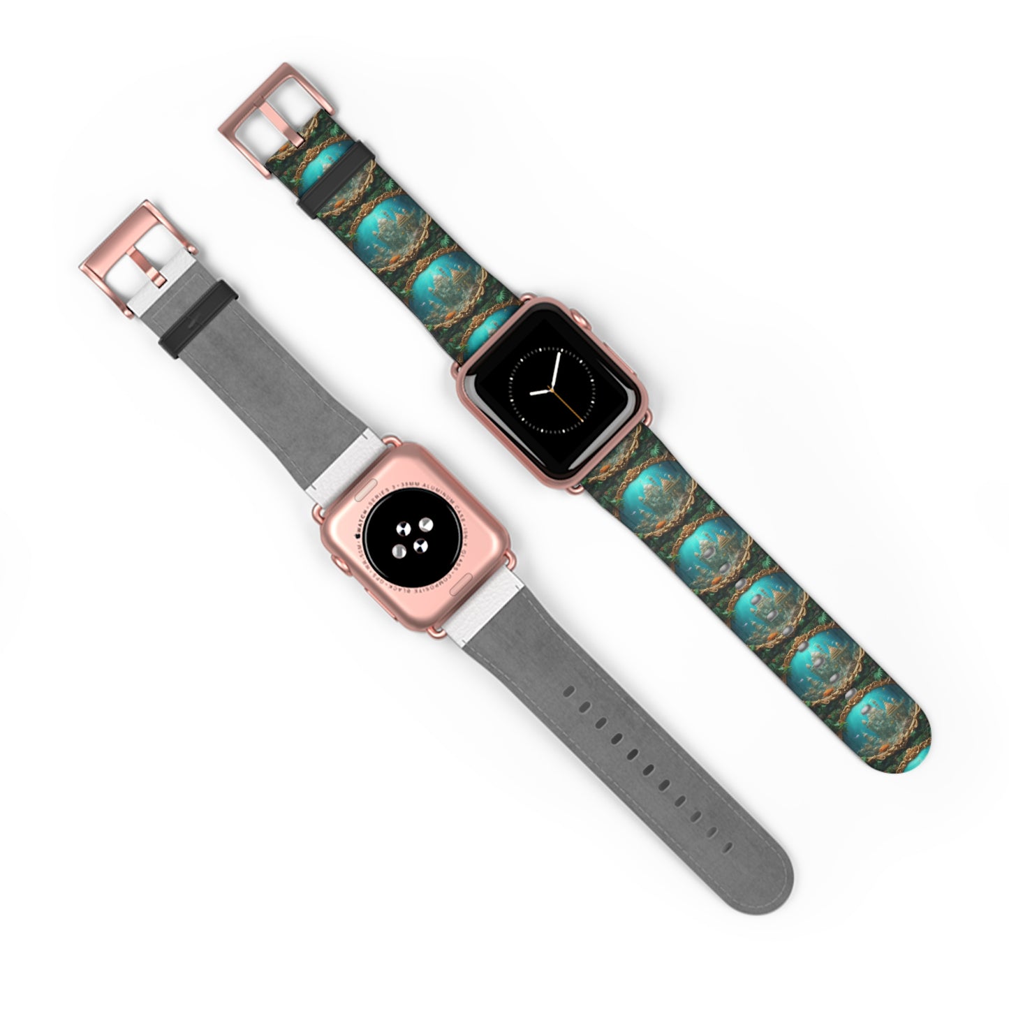 Apple Watch Band - Mermaid Palace, Aegean Sea, Vertical