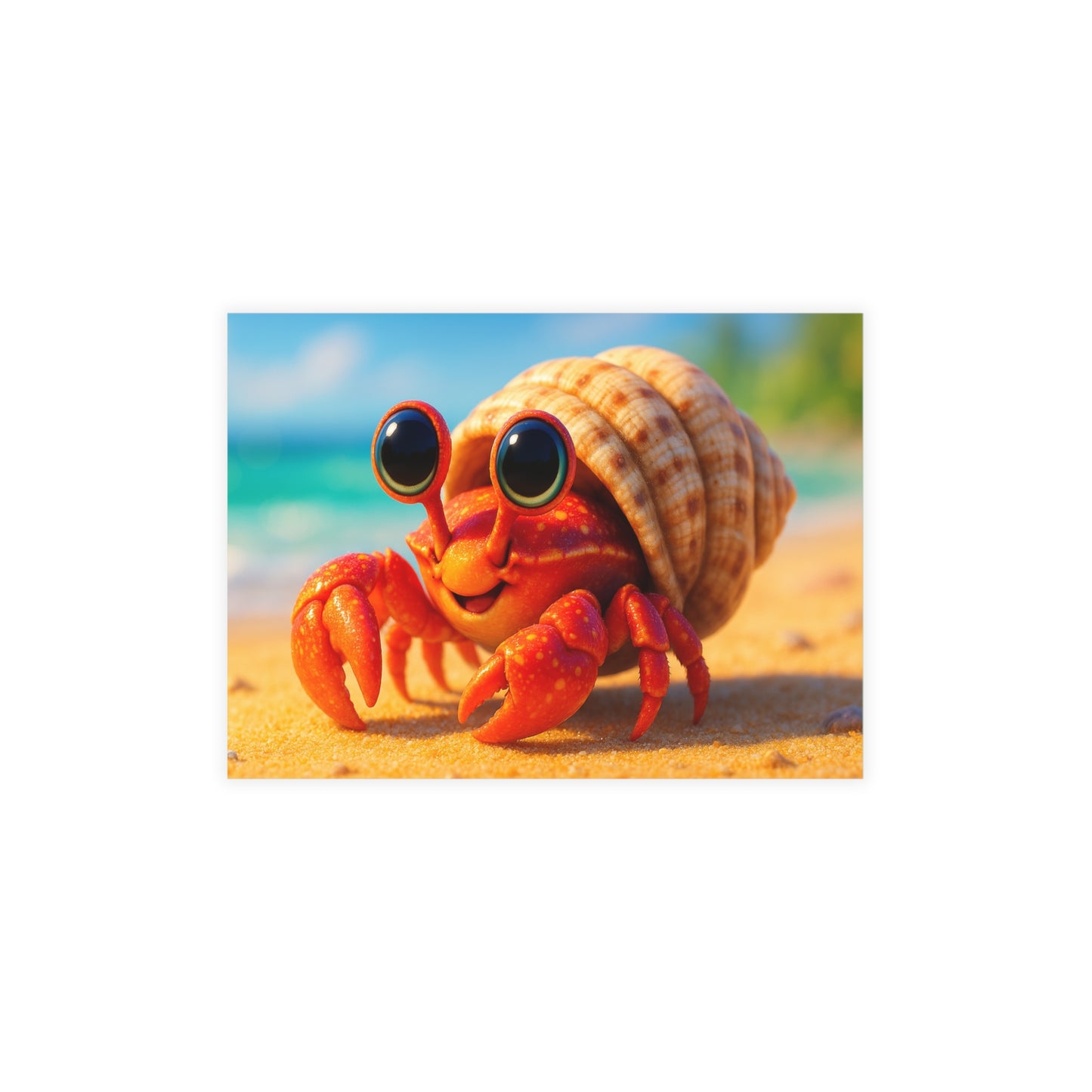 Baby Hermit Crab Postcard Bundle - Perfect for Ocean Lovers & Greetings!