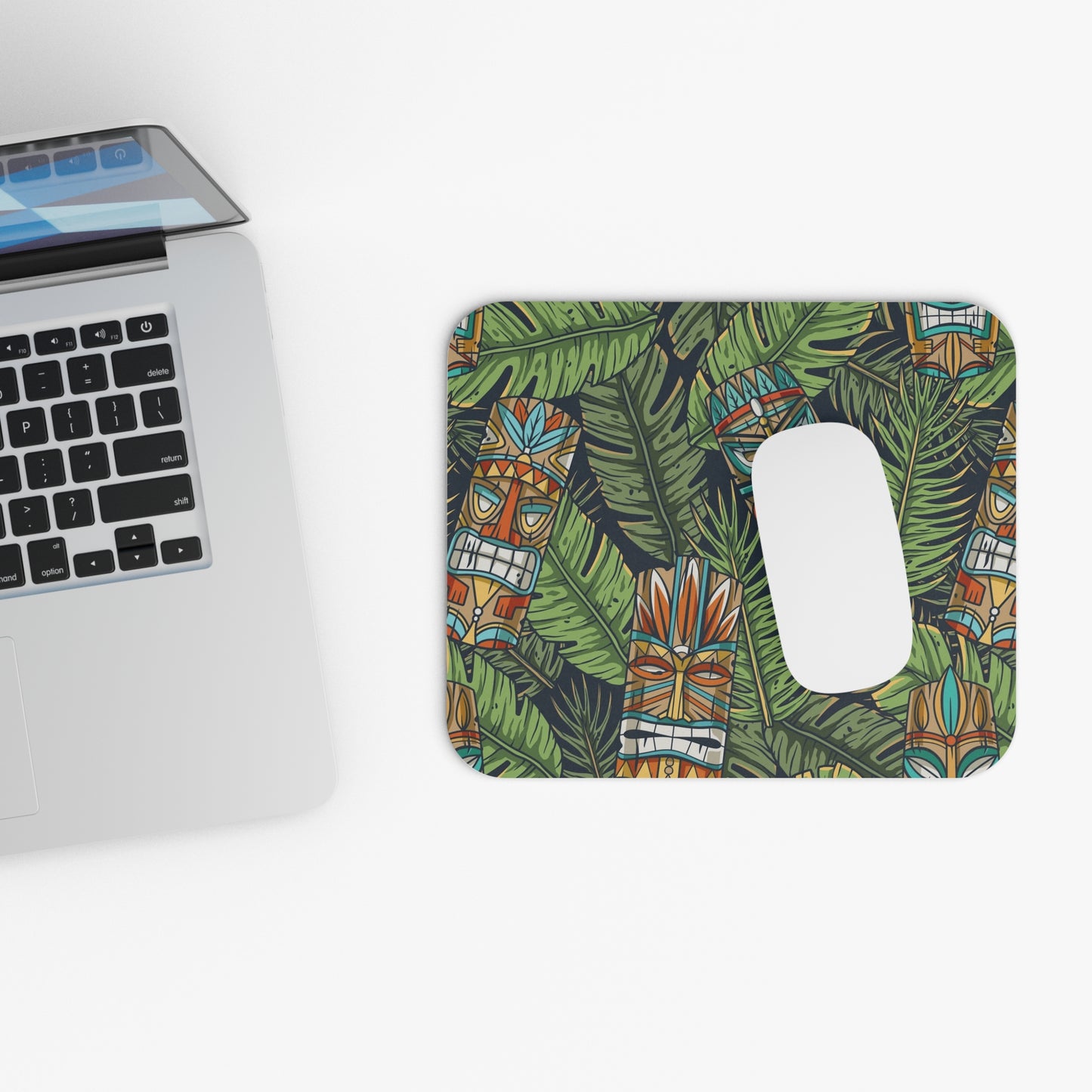 Mouse Pad (Rectangle) - Tiki Greenery