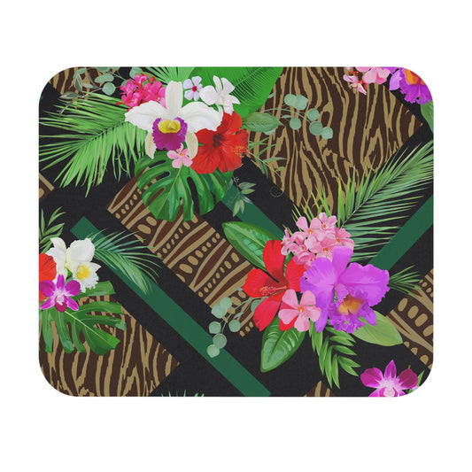 Mouse Pad (Rectangle) - Tiki Orchids