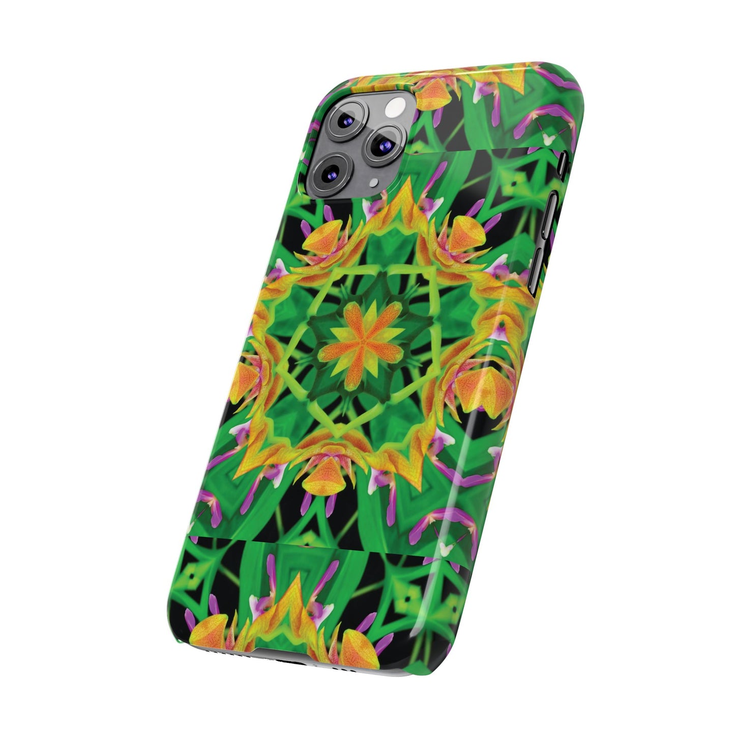 Slim Phone Cases - Orchid Kaleidoscope #2