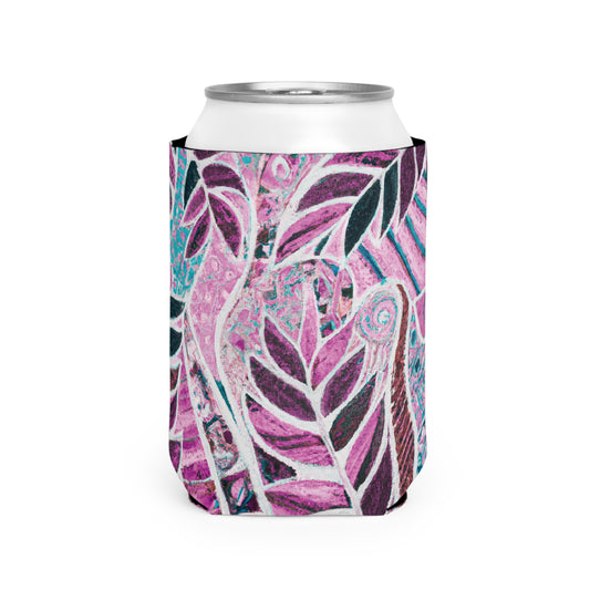 Amazon Whimsy/Pink Can Cooler Sleeve - Perfect for Outdoor Picnics