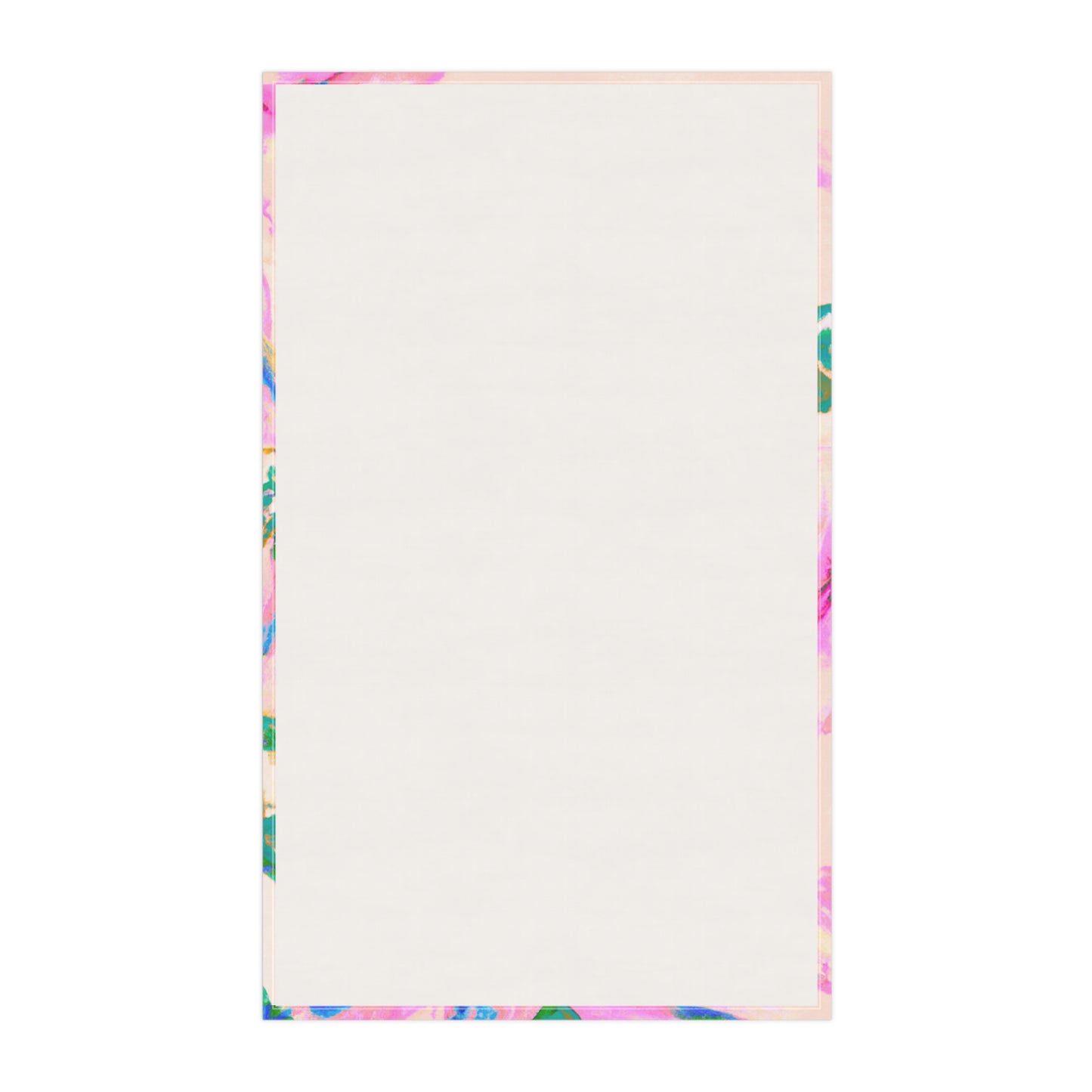 Tea Towels (cotton, poly), Tropical Doodles, Pink