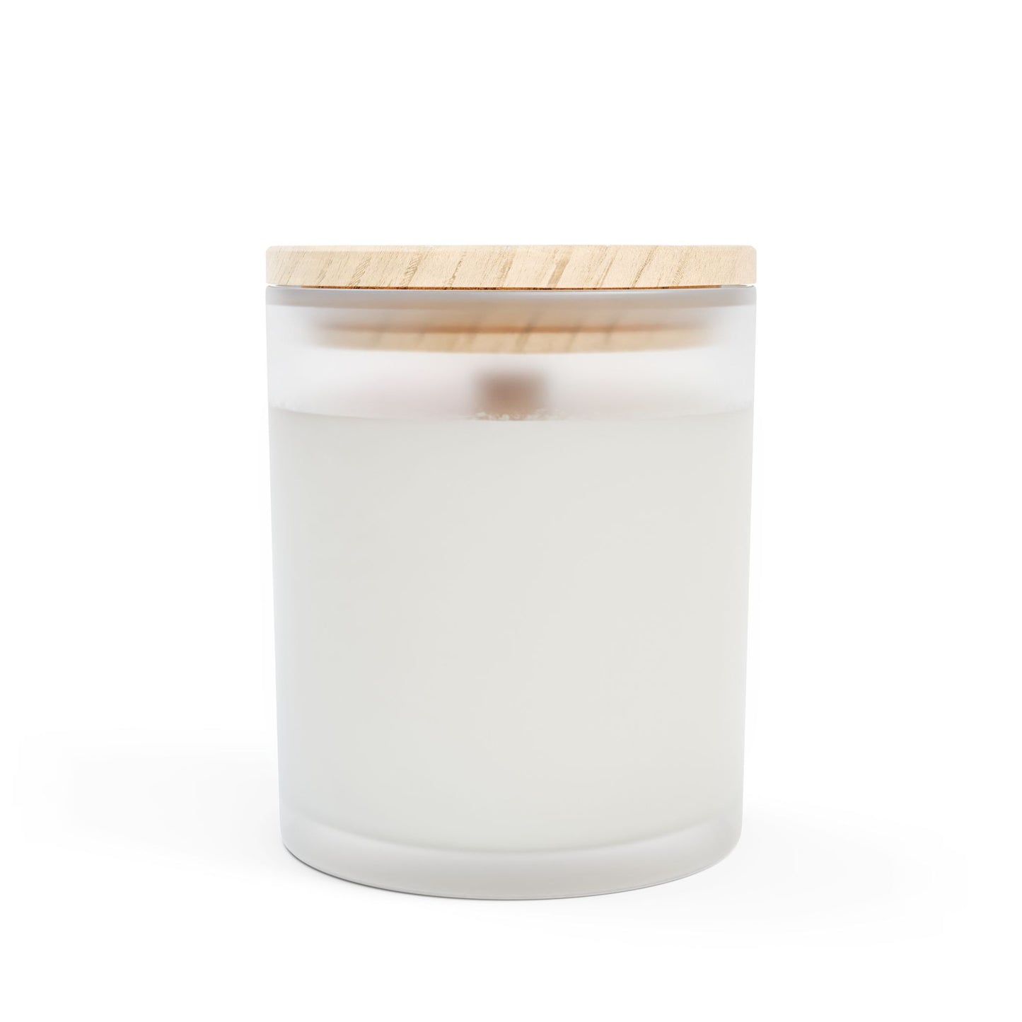 Frosted Glass Candle, 11oz - Watercolor Beach