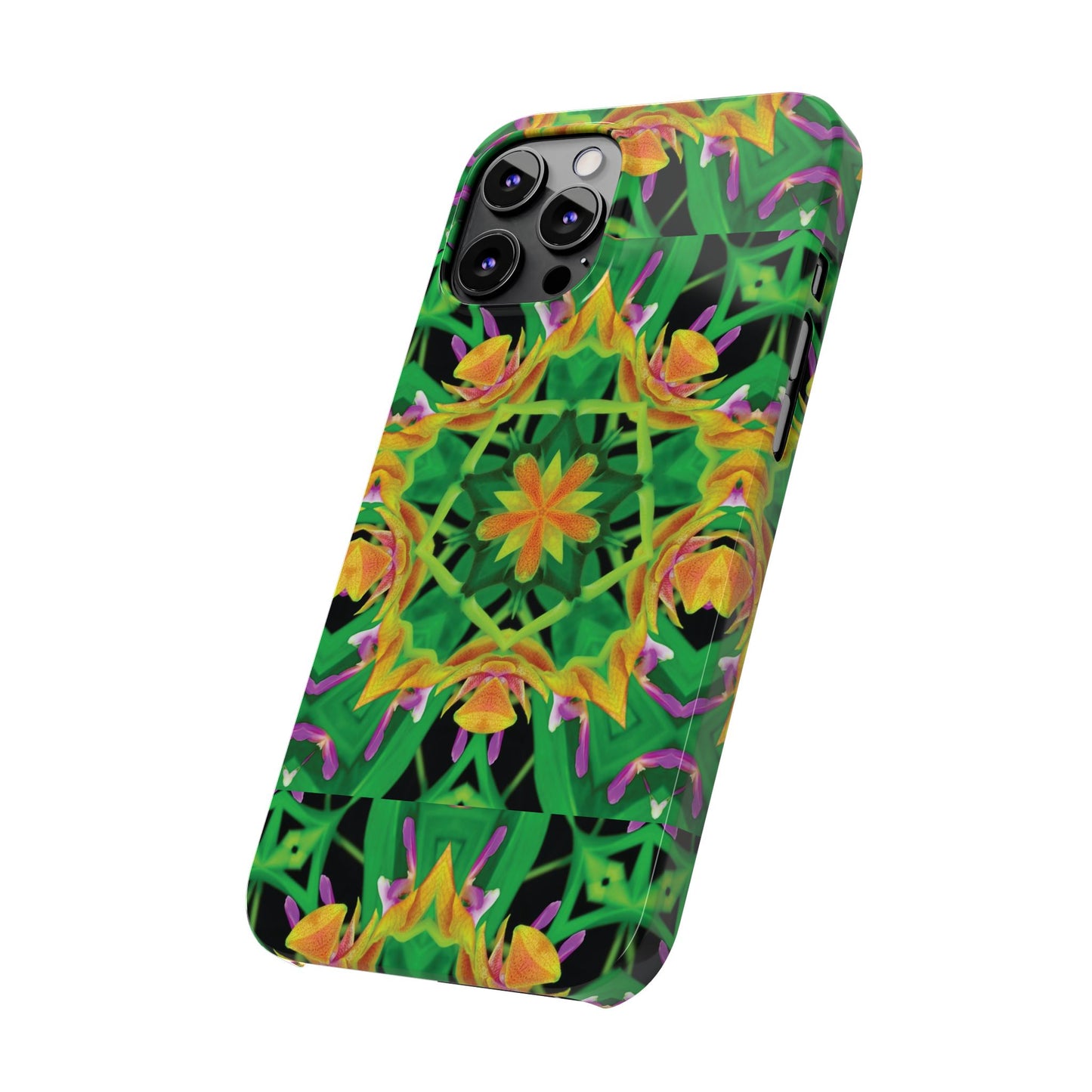 Slim Phone Cases - Orchid Kaleidoscope #2