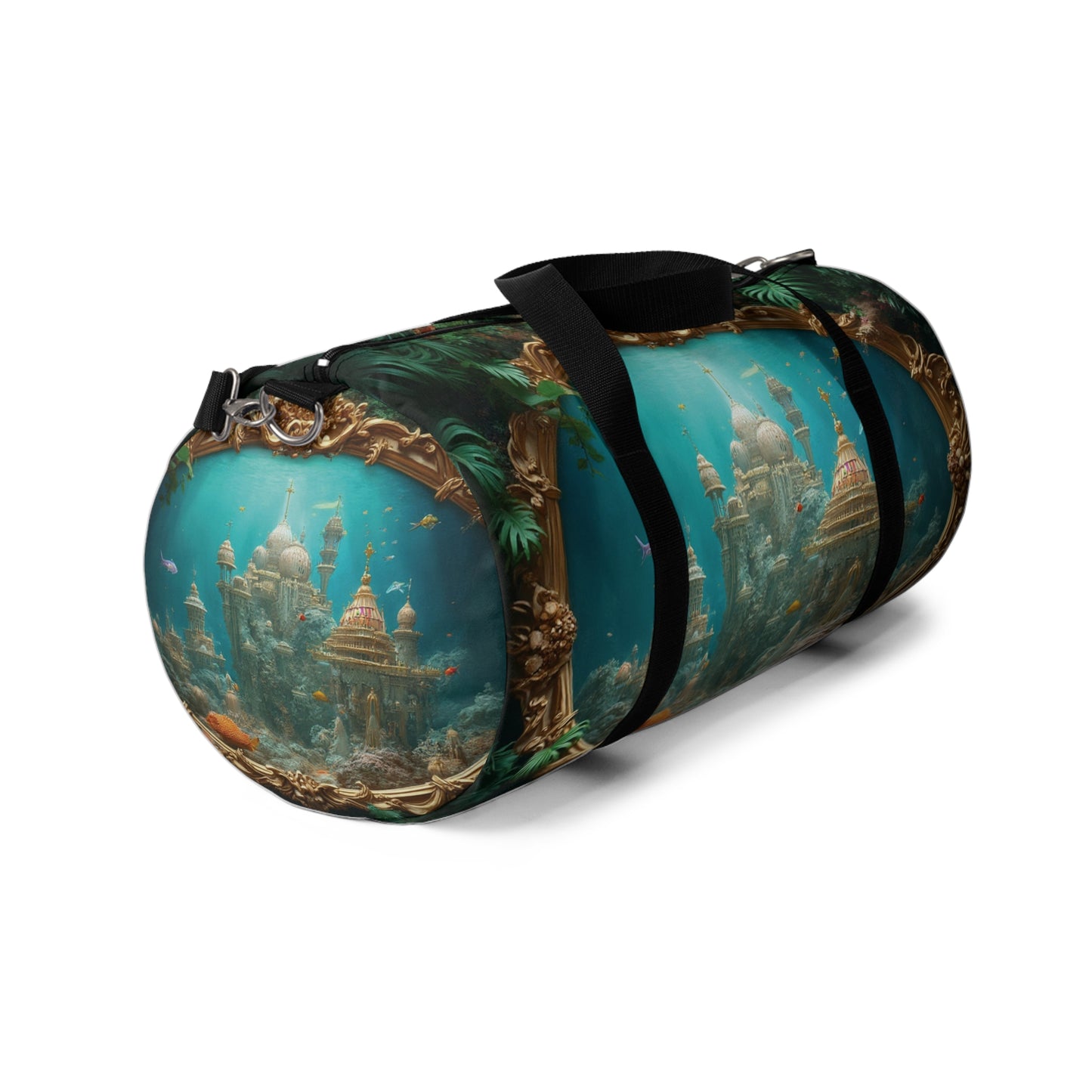 Tropical Duffel Bag - Perfect for Travel and Gym / Mermaid Palace, Aegean Sea