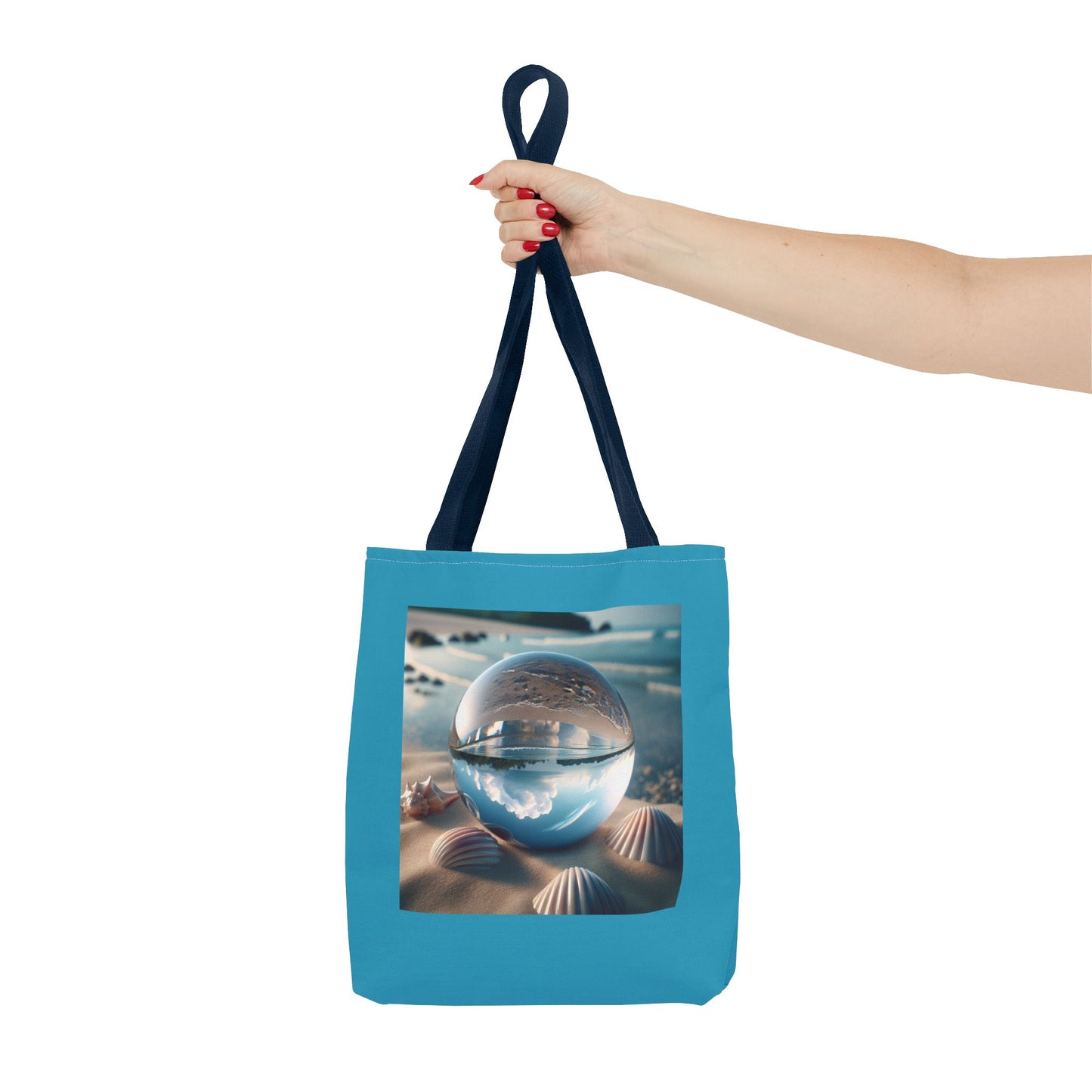 Crystal Ball With Shells Tote Bag - 3 Sizes
