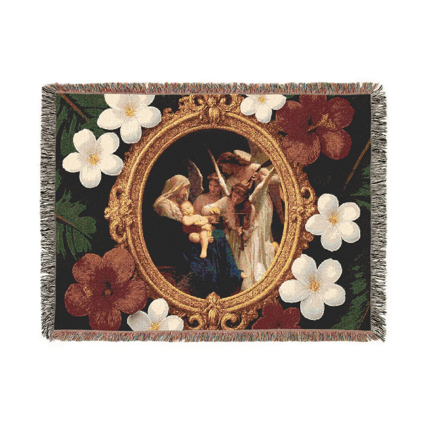 Woven Blanket, 3 Sizes - Tropical Home Decor / Song of the Angels