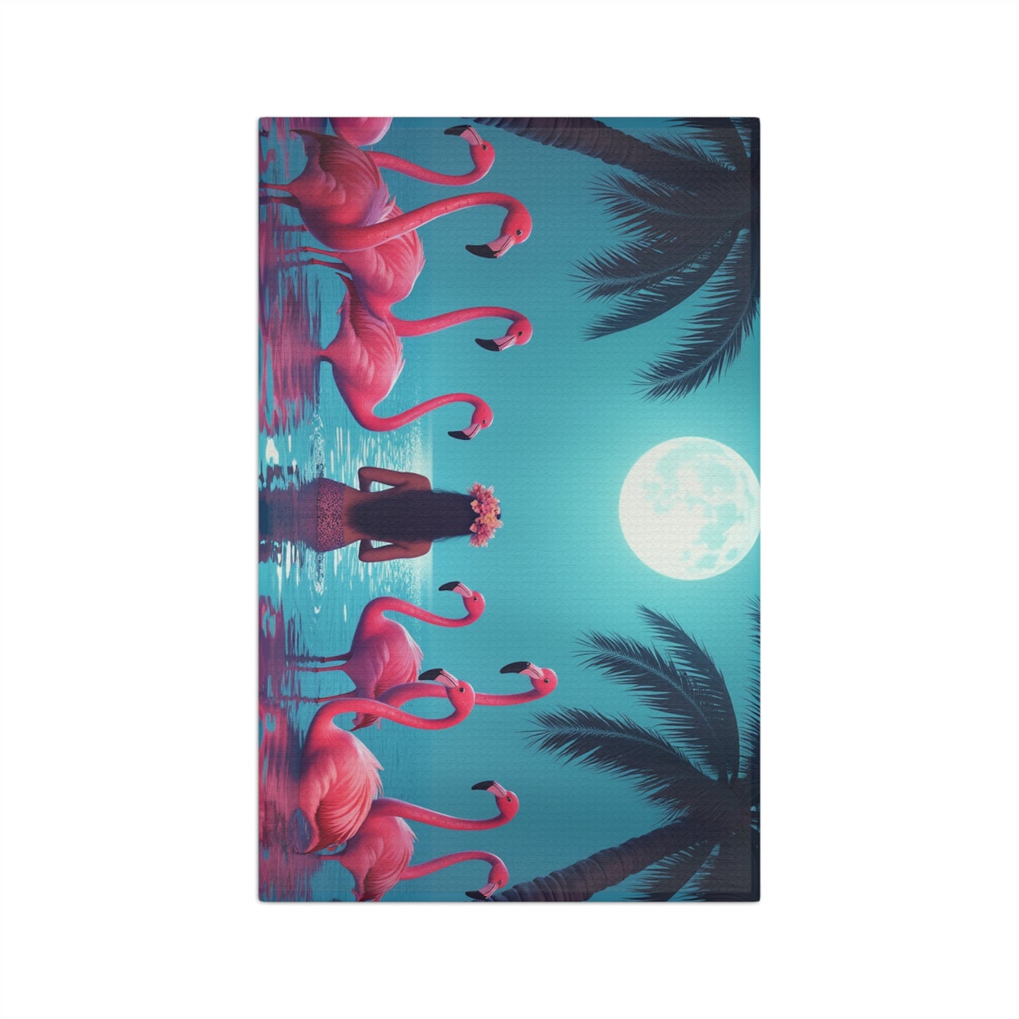 Microfiber Coffee/Tea Towel — Moonlit Mermaid