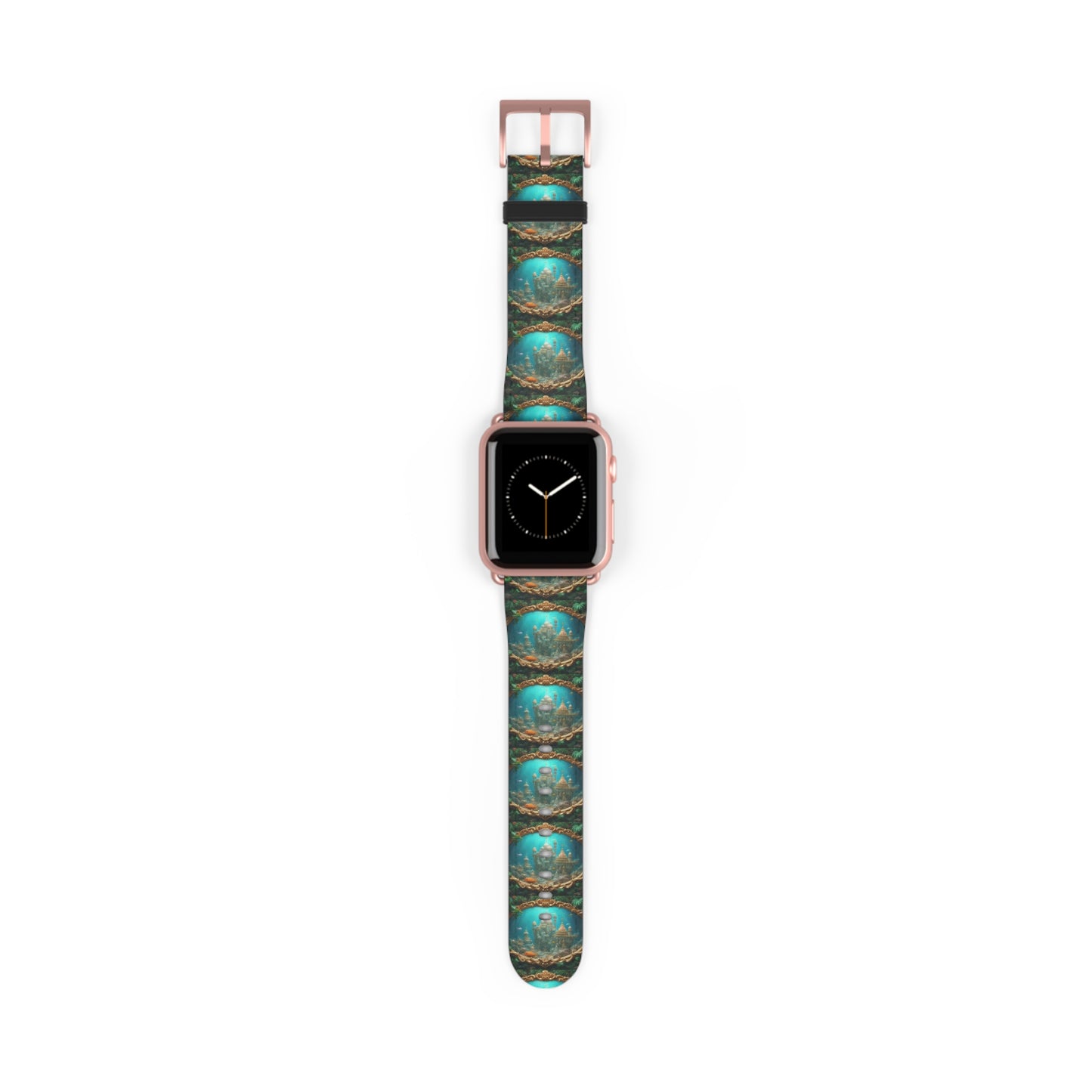 Apple Watch Band - Mermaid Palace, Aegean Sea, Vertical