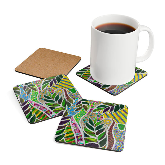 Four-piece Coaster Set - Amazon Whimsy