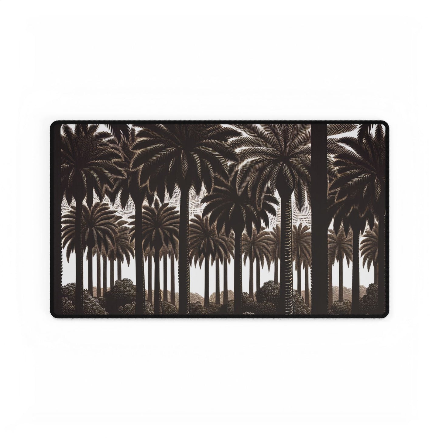 Desk Mats, Woodcut Palm Grove 3 sizes