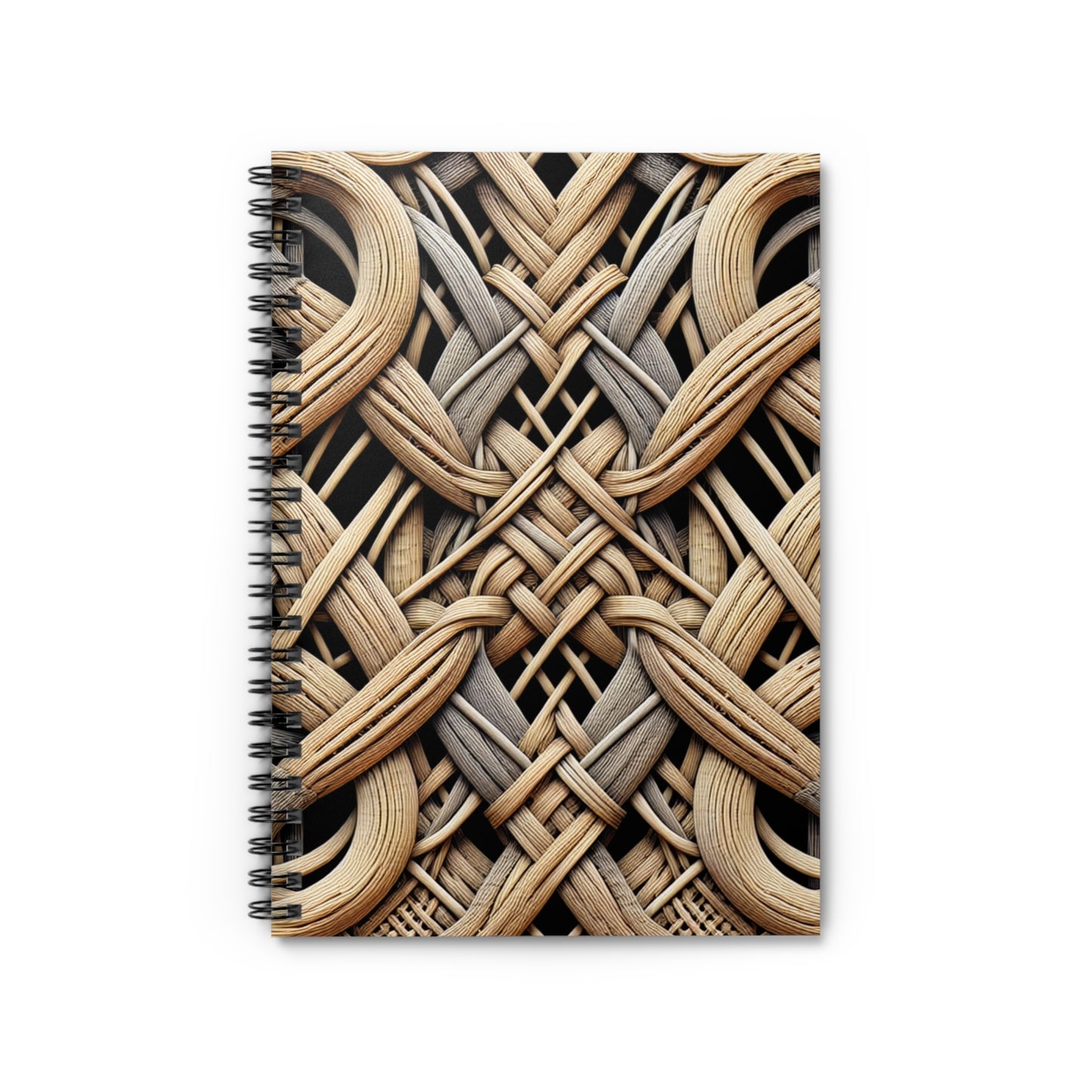 Spiral Notebook - Beach Wicker