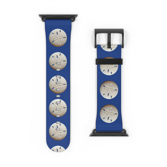 Apple Watch Band - Sand Dollar Parade, dark blue