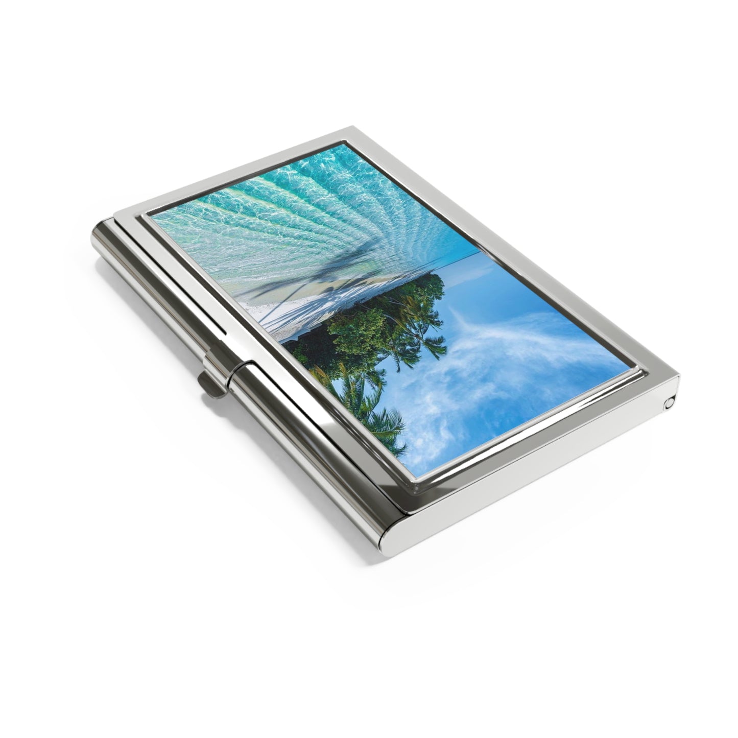 Business Card Holder - Calming Private Beach