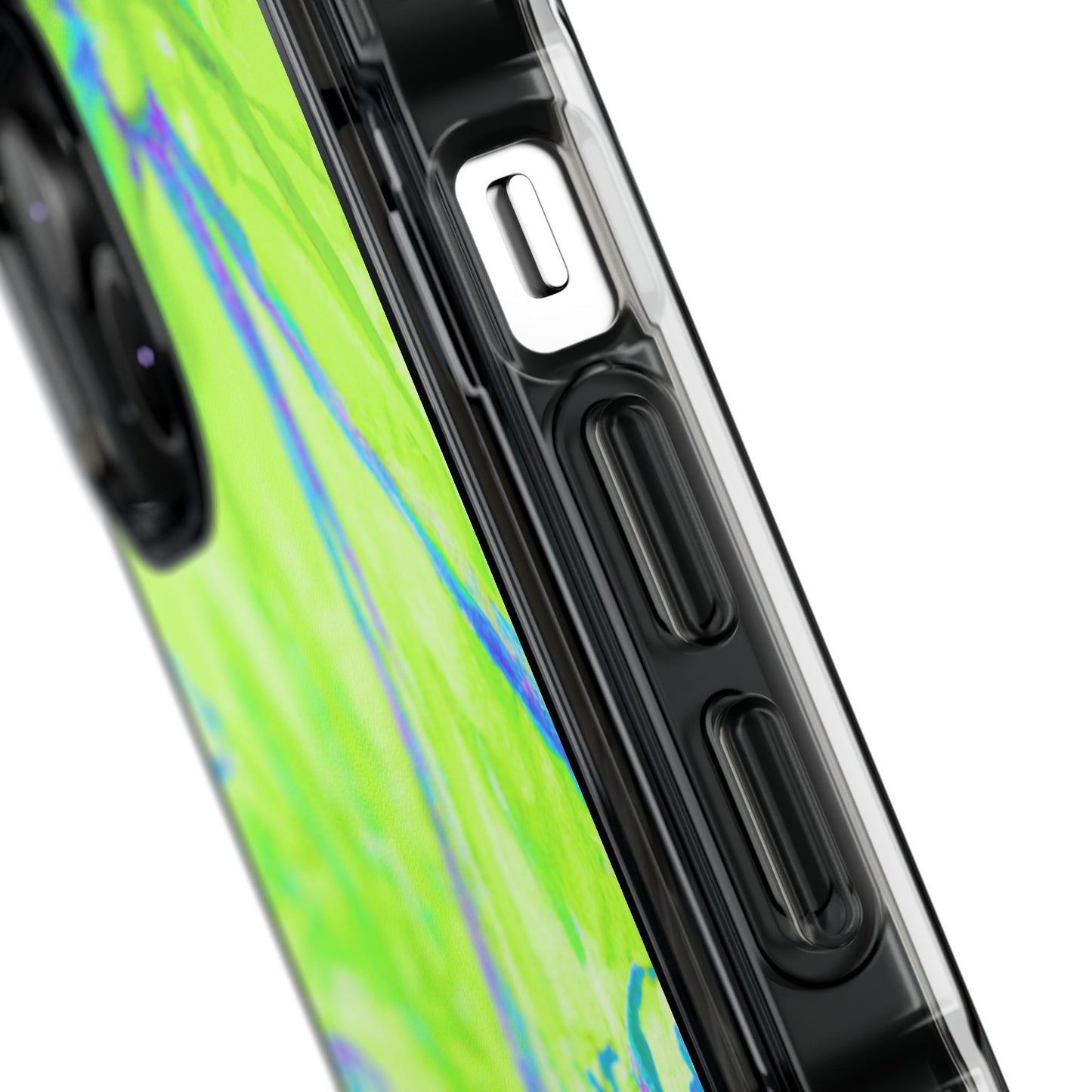 Tropical Doodles/Lime Magnetic Clear Phone Case, Many Models