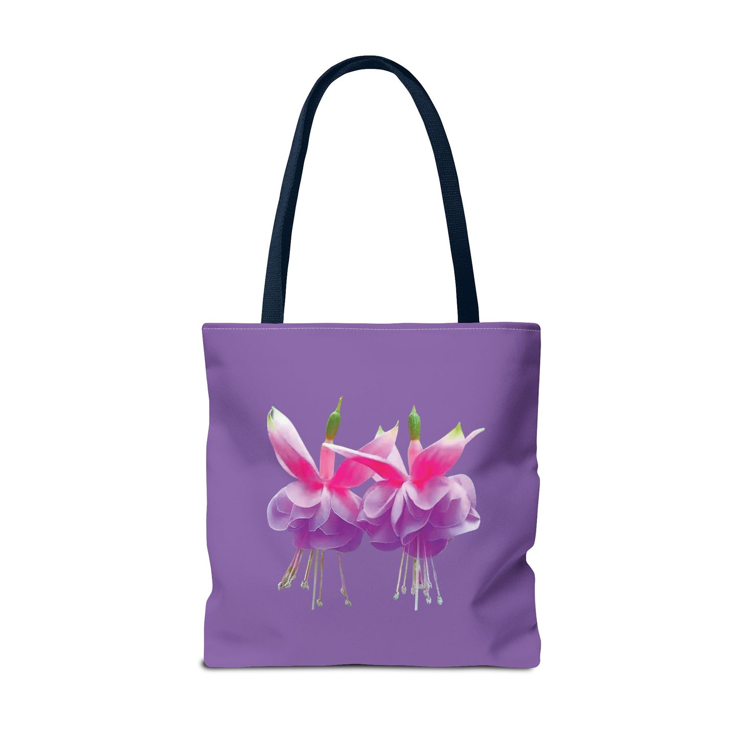 Tropical Real Two Fuchsias/Lt. Purple Tote Bag - 3 Sizes