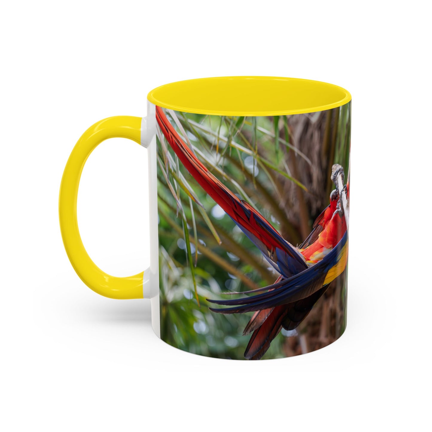 Parrot Accent Coffee Mug (11, 15oz), 8 Colors - Perch Up!