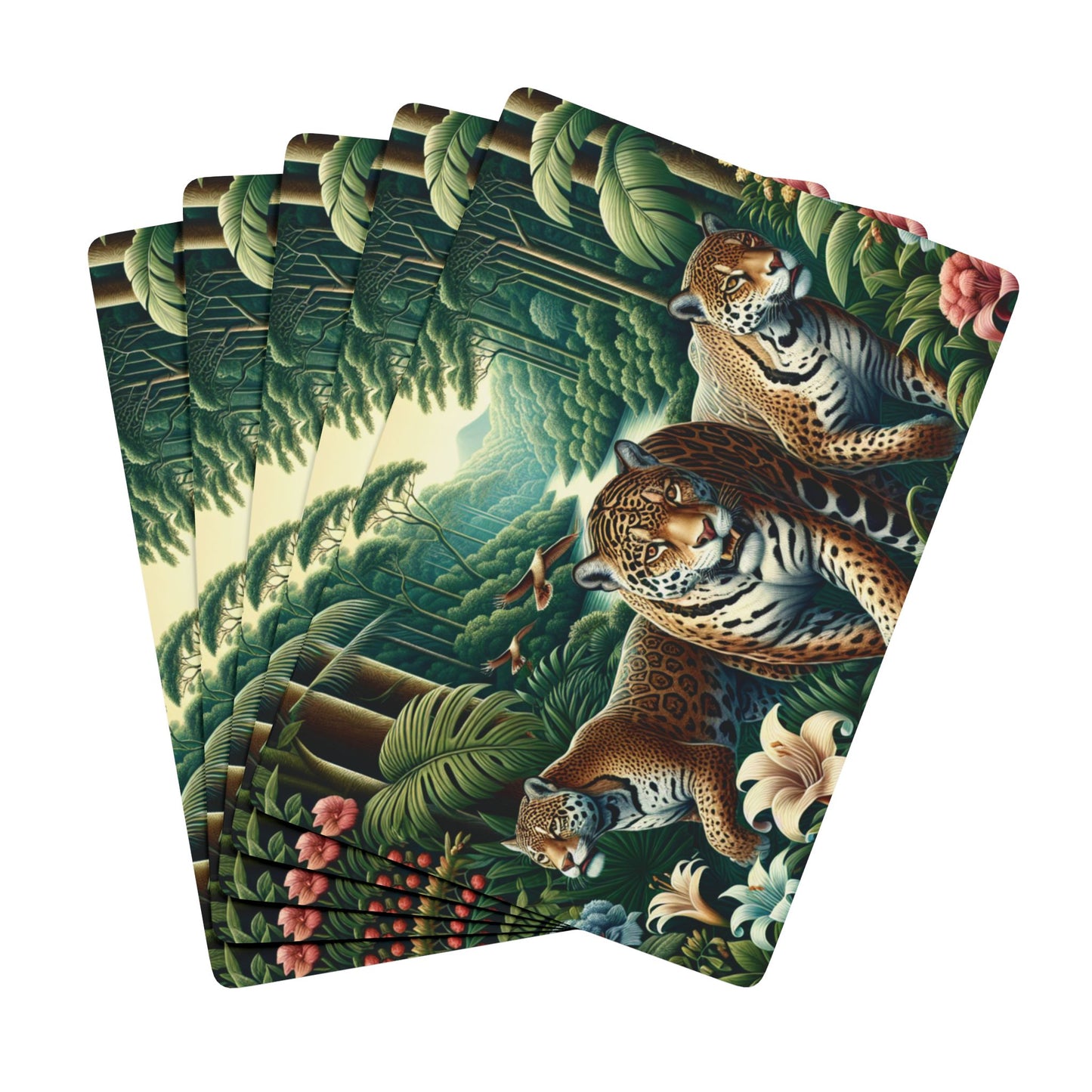 Poker Playing Cards - Jungle Jaguars