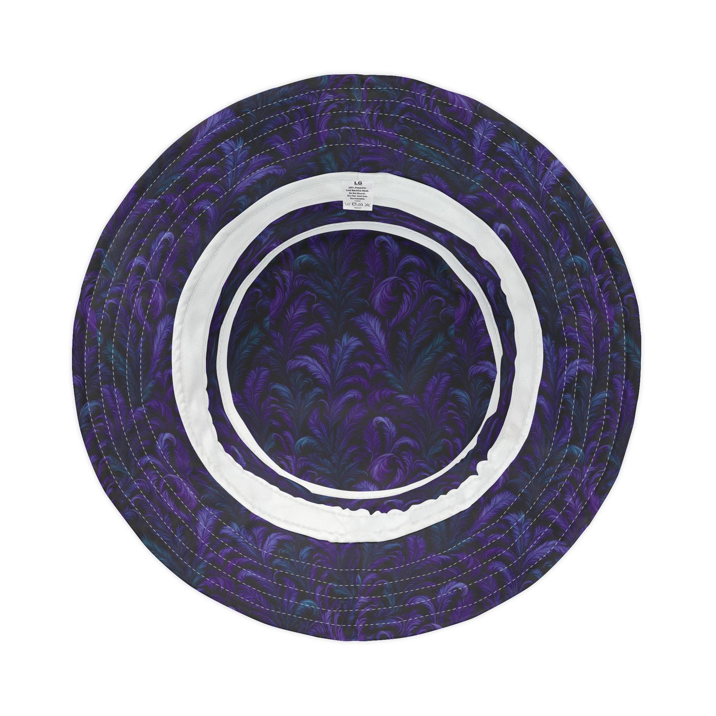 Tropical Polyester Bucket Hat, 2 Sizes - Rocco Purple