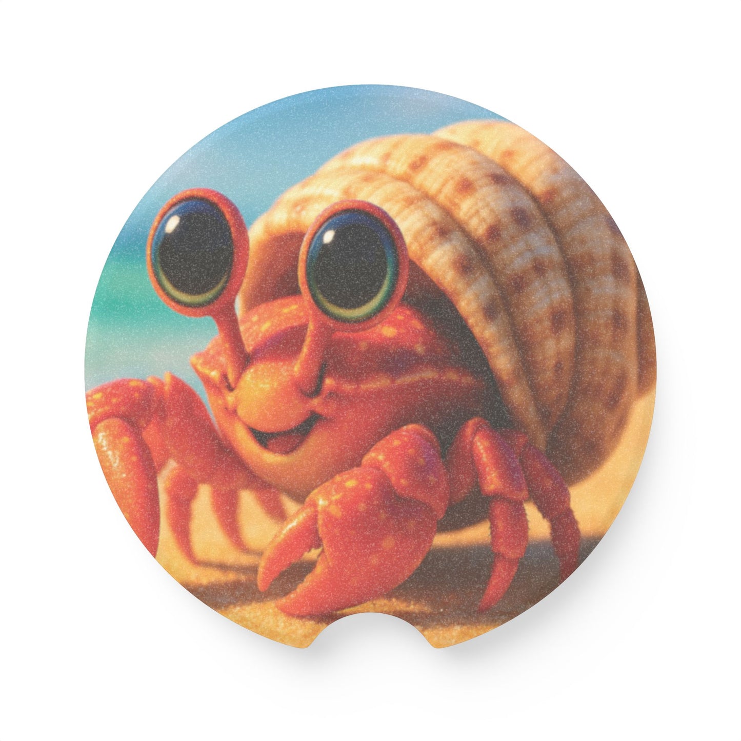 Soapstone Car Coaster - Baby Hermit Crab