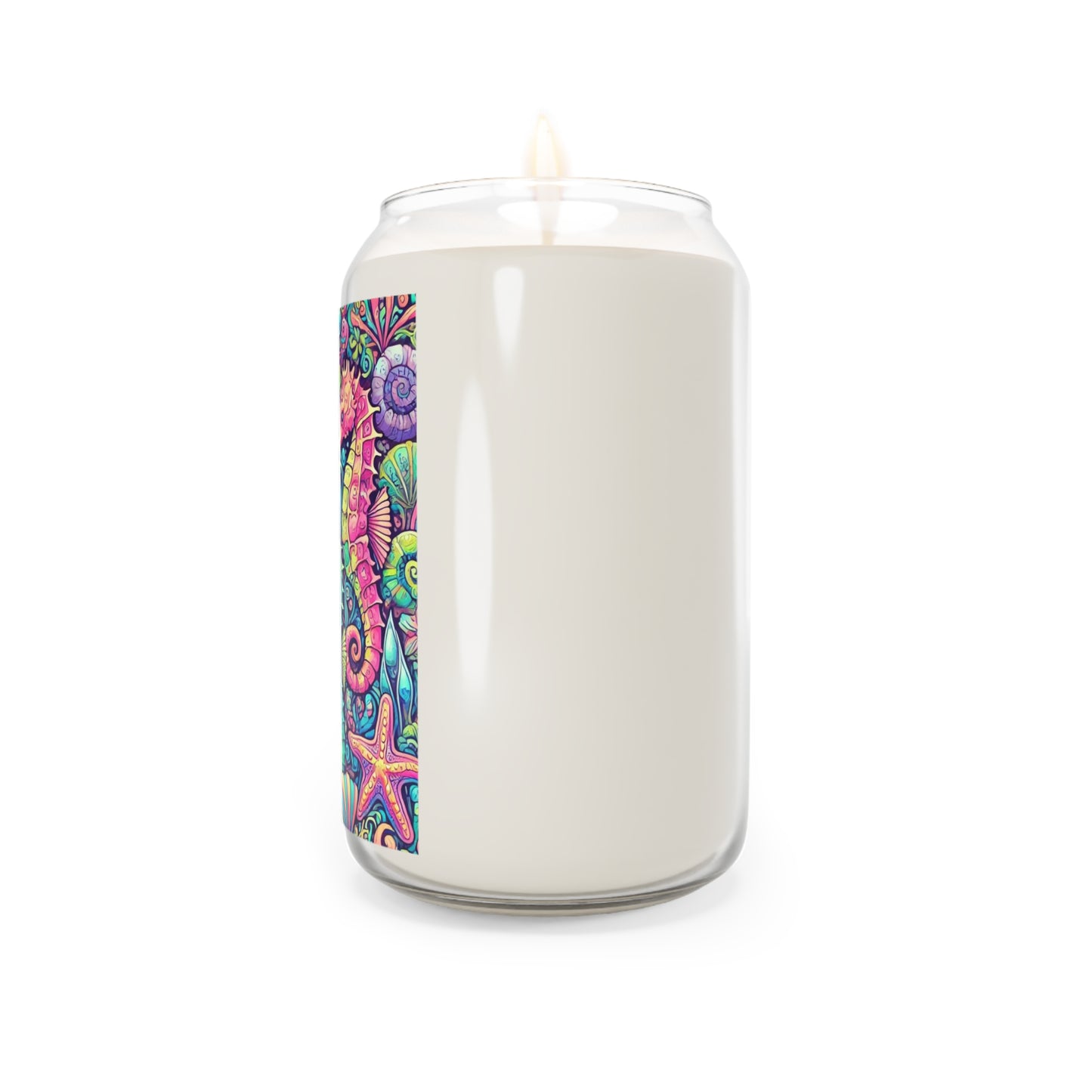 Scented Candle, 13.75oz - Seahorse Trio
