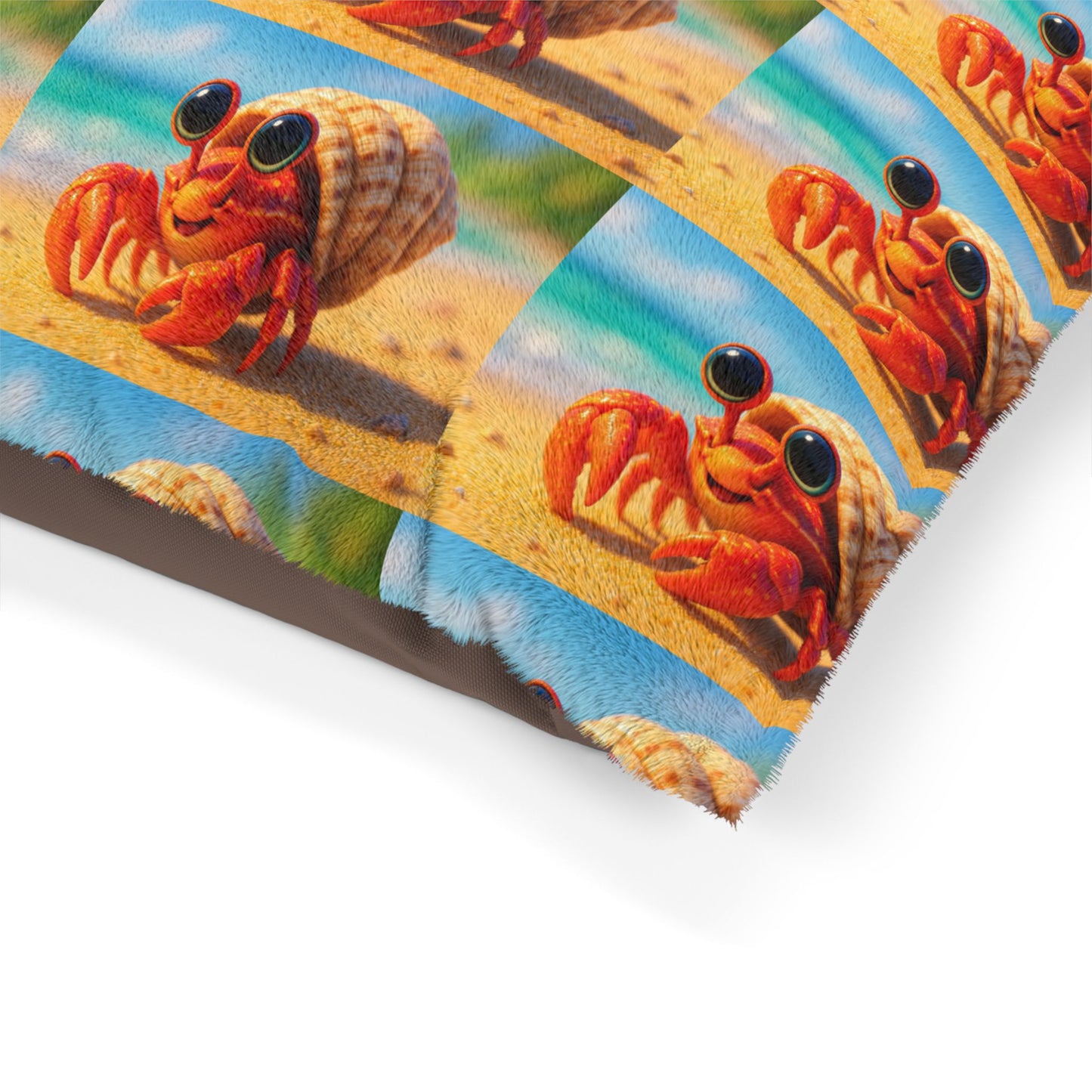 Baby Hermit Crab Pet Bed - Cozy and Fun Dog or Cat Bed for Beach Lovers