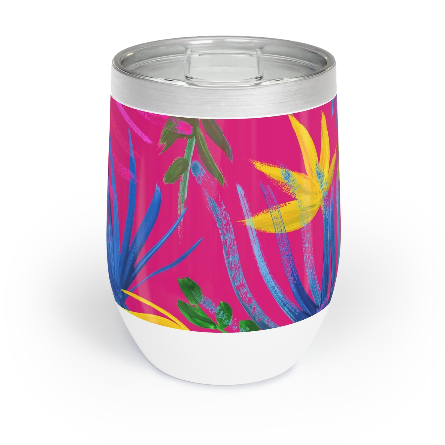 Chill Wine Tumbler, Exotic Flora