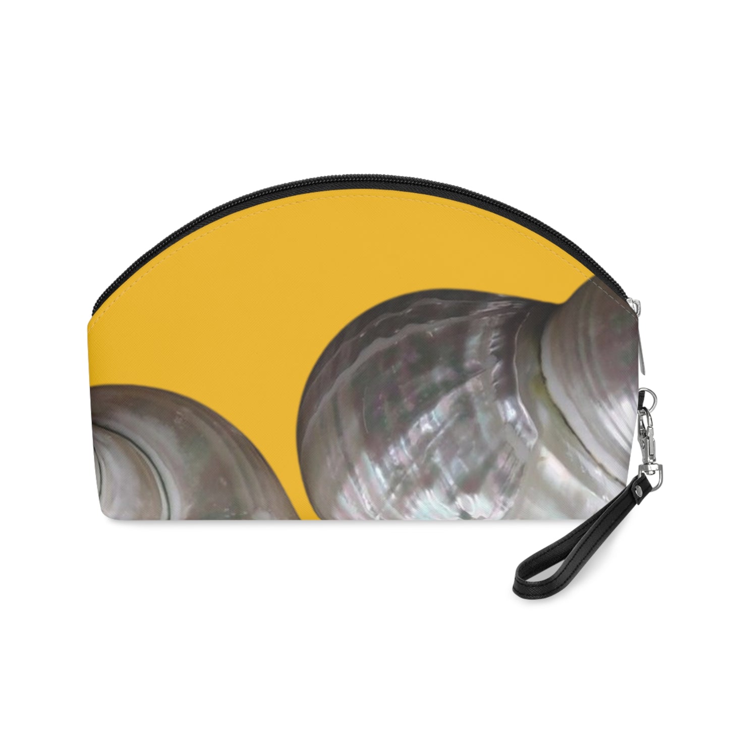 Makeup Bag - White Nautilus Trio. lt. MACRO yellow