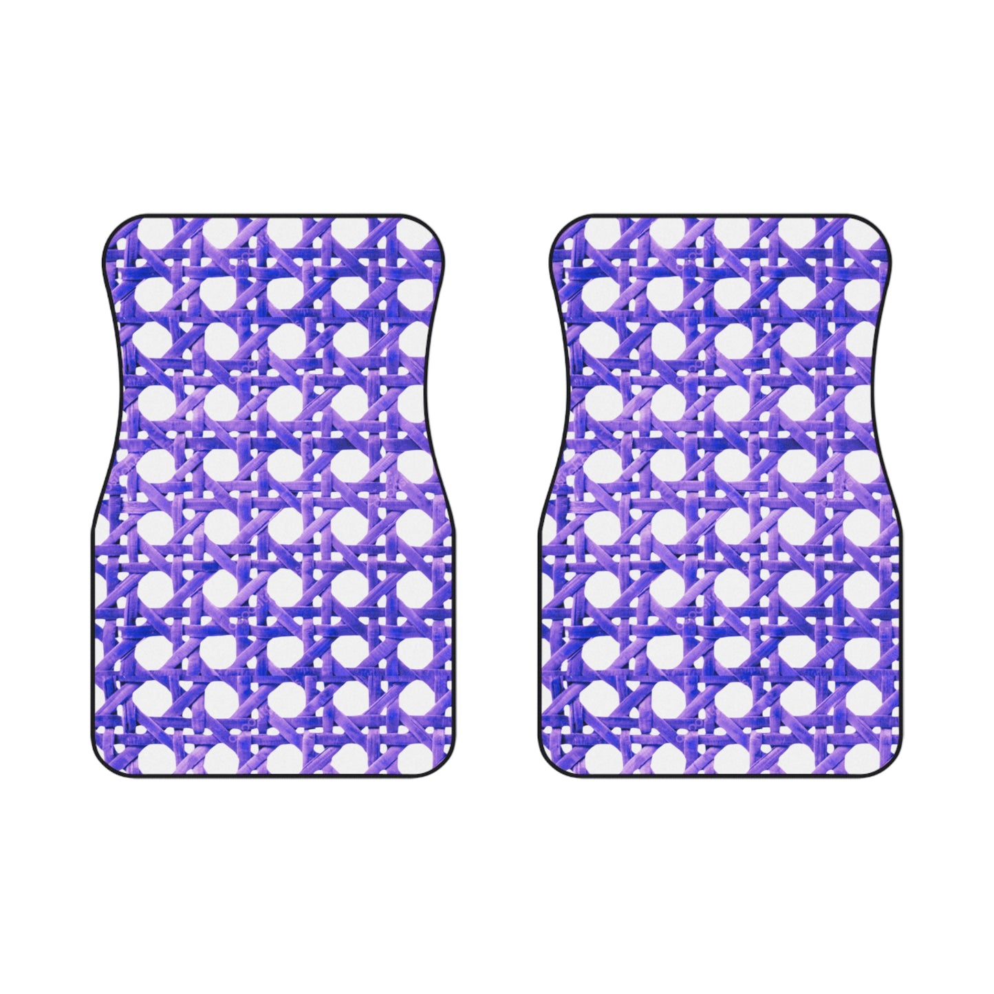 Beach Chair Wicker/Amethyst Car Floor Mats - SET of 2