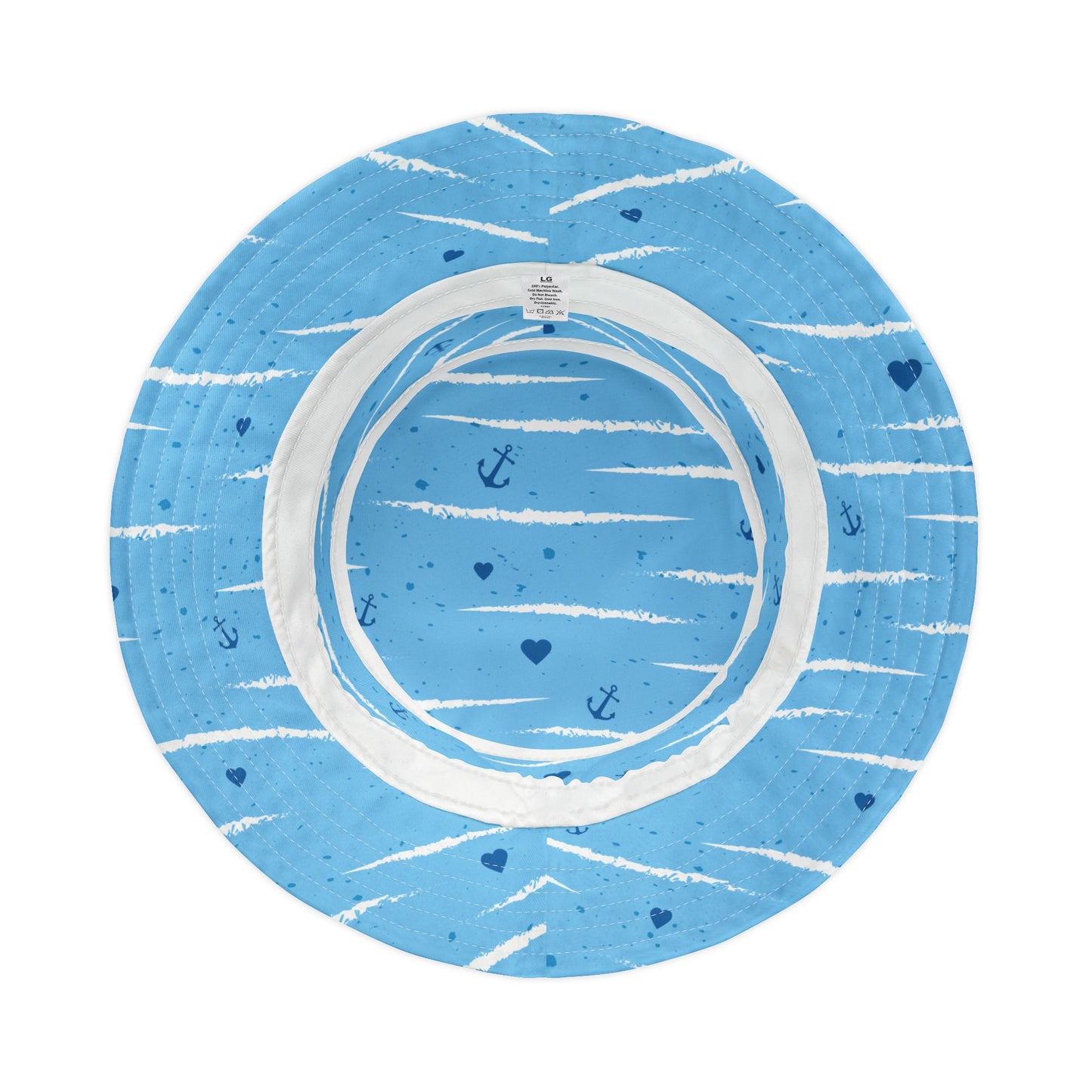 Tropical Polyester Bucket Hat, 2 Sizes - Sailing