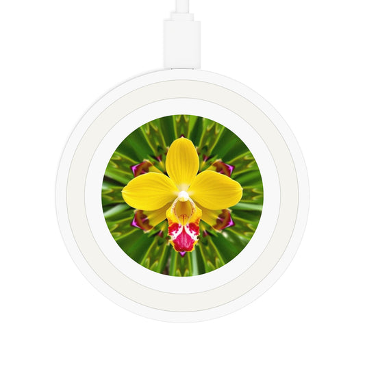 Quake Wireless Charging Pad - Yellow Orchid Kaleidoscope