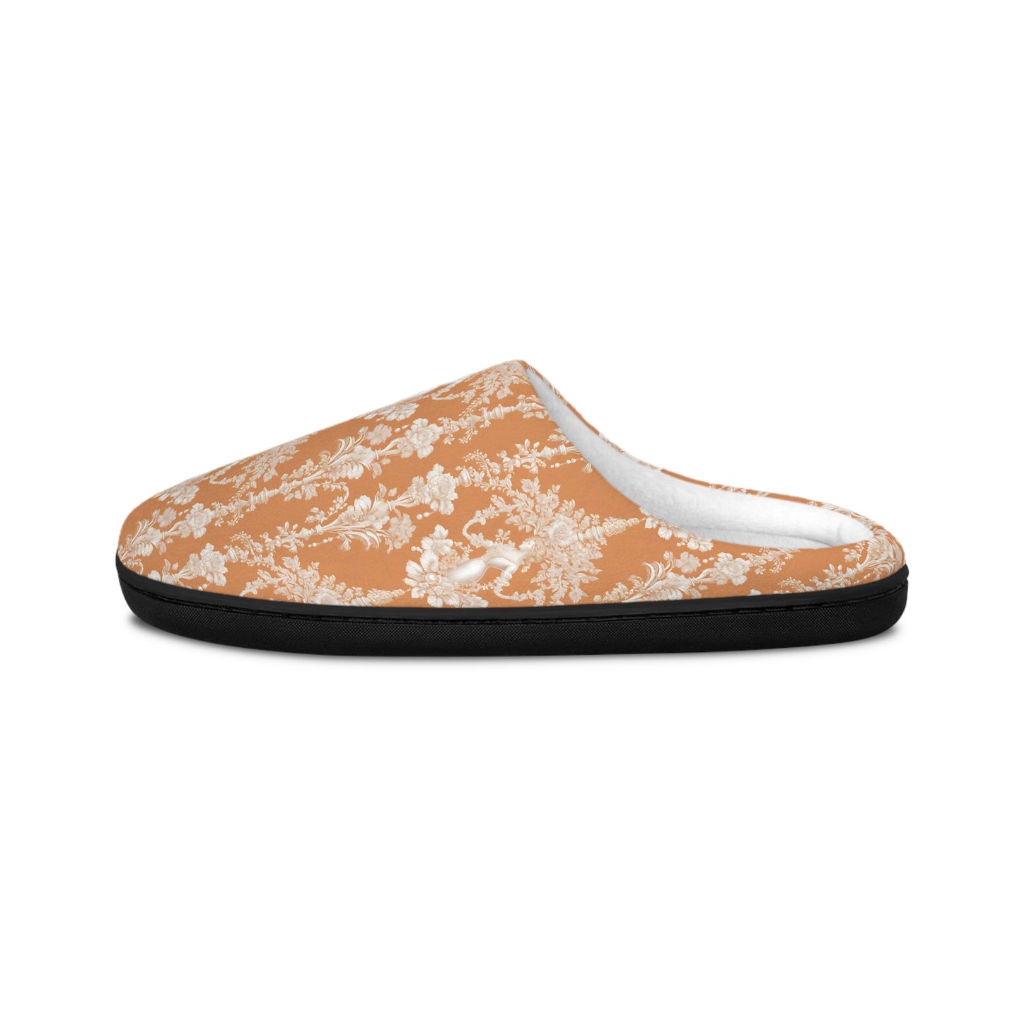 Women's Indoor Slippers - Pearl Lady Toile, melon