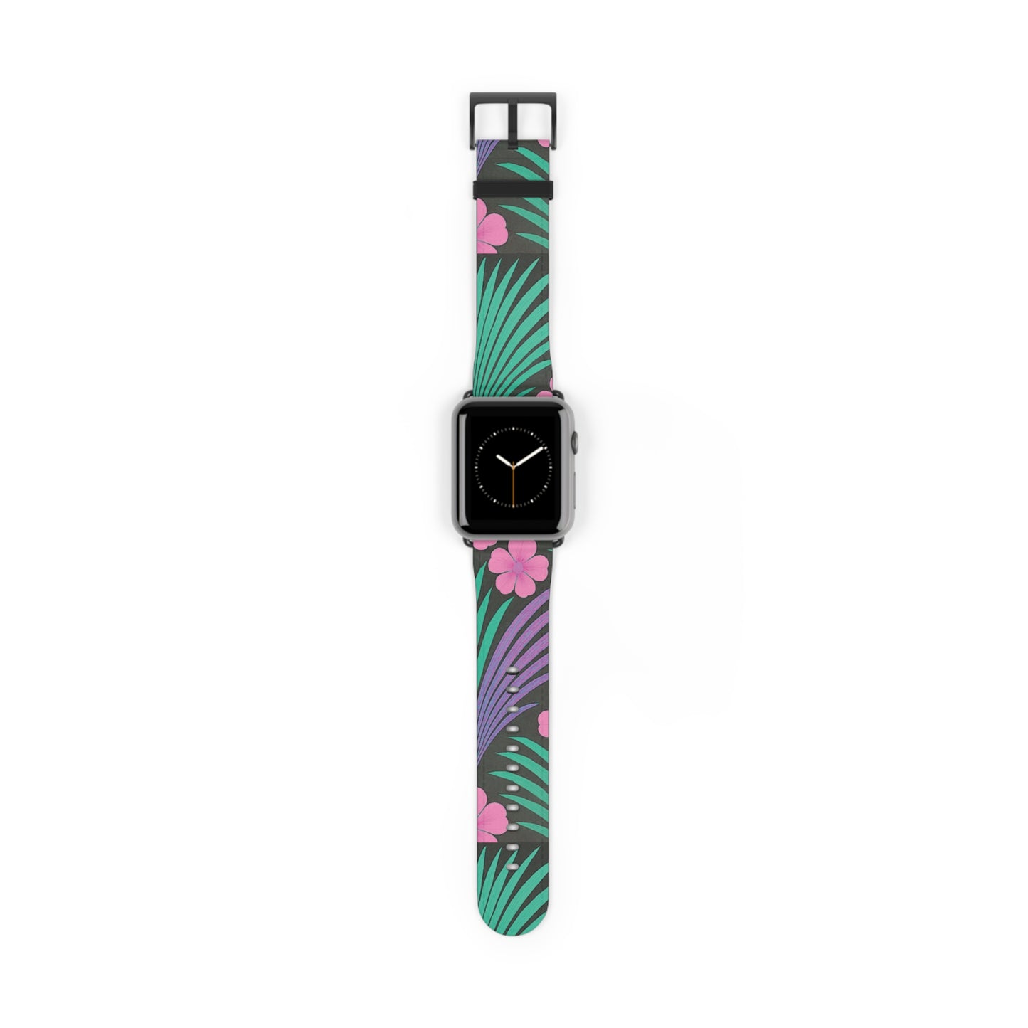 Apple Watch Band - Midnight Hibiscus Deco/Pink