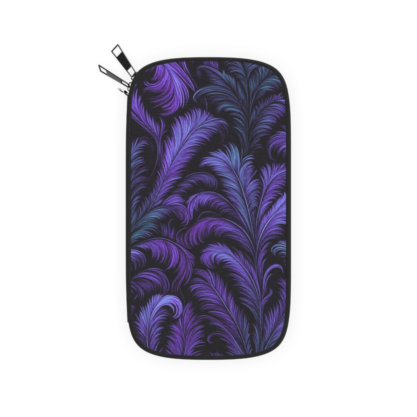 Passport Wallet – Perfect for Travelers & Adventurers / Palms Rocco Purple