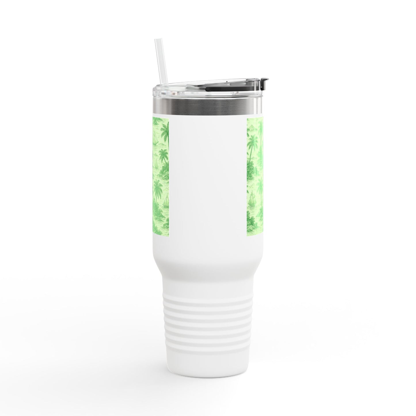 Insulated Travel Mug, 40oz / Faraway Toile/Green - Perfect for Outdoor Adventures