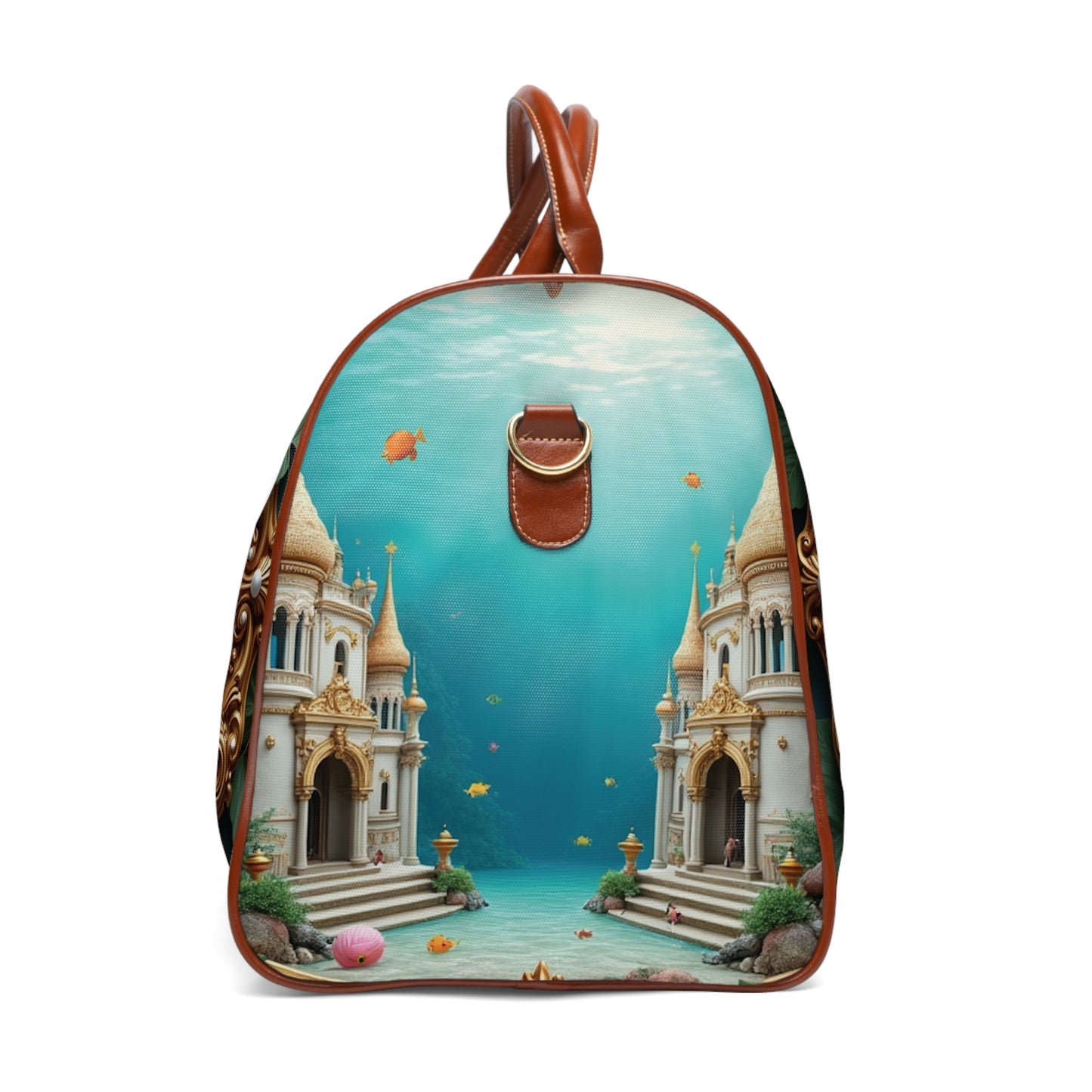 Tropical Waterproof Travel Bag - Perfect for Beach Getaways / Mermaid Palace, Libyan Sea