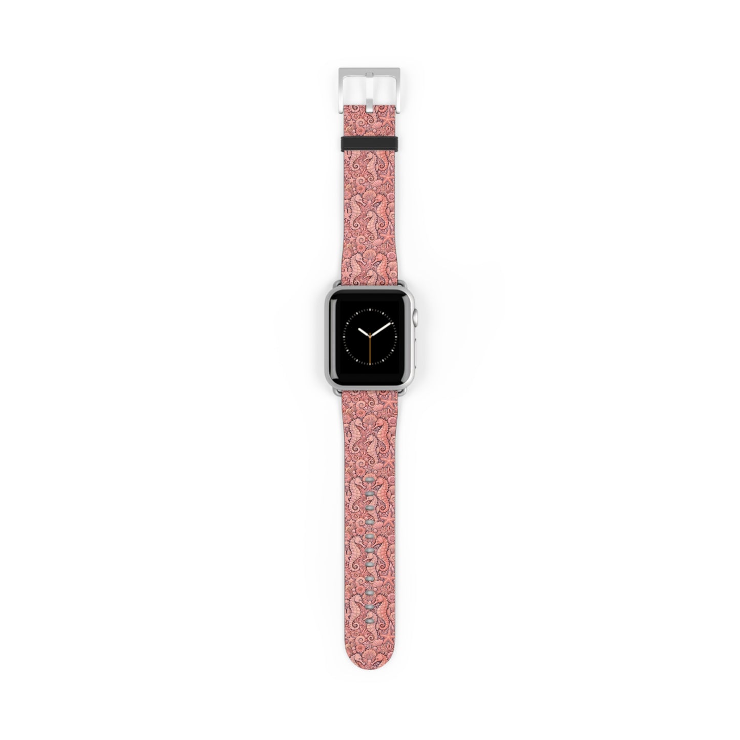 Apple Watch Band - Tropical Seahorse Trio, Red