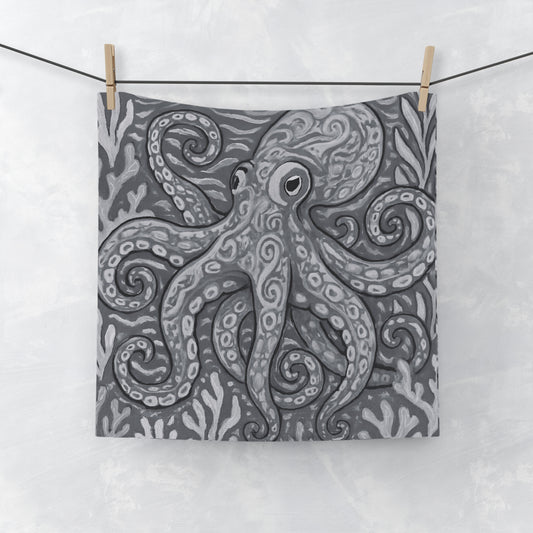 Face Towel - Noir Kracken Joe