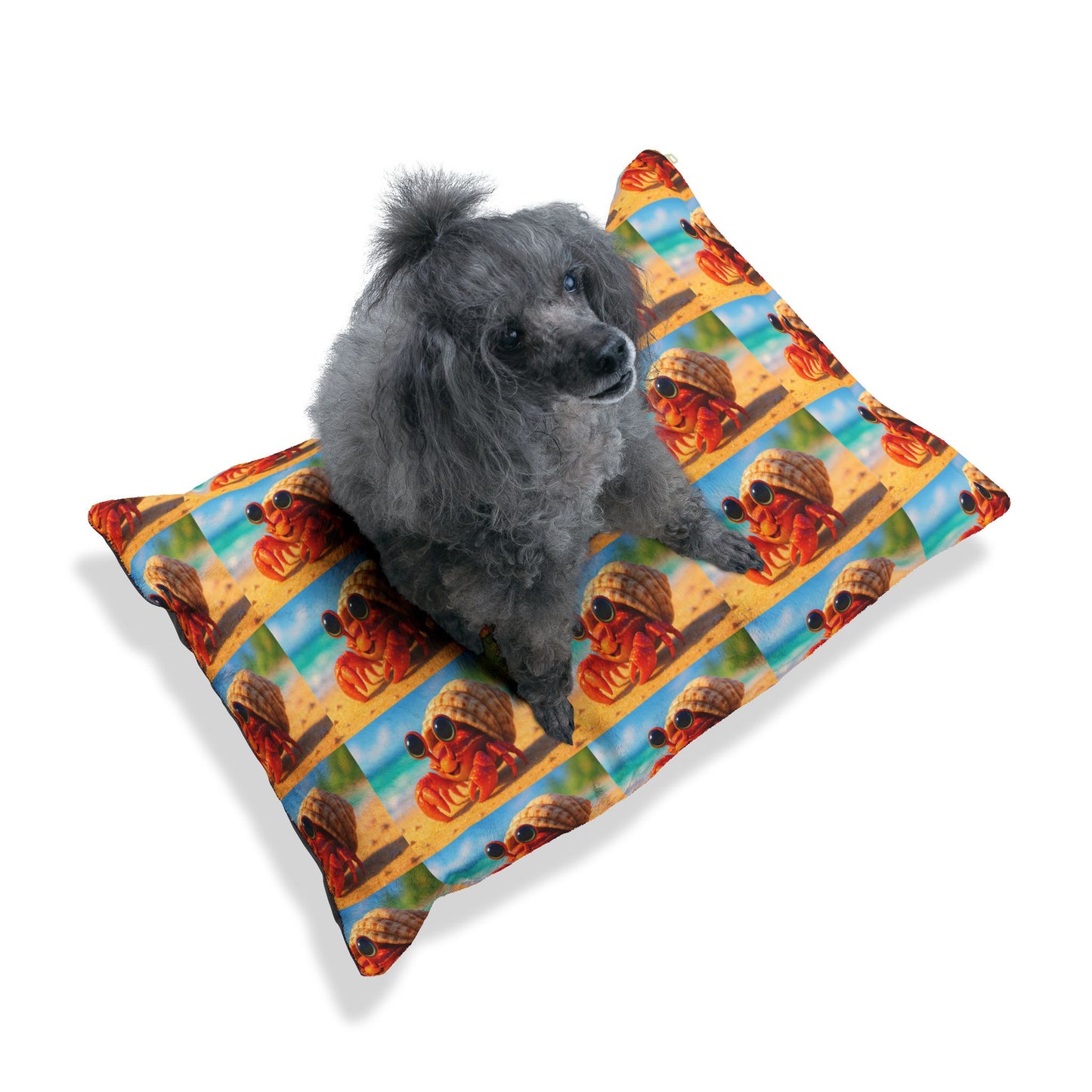 Baby Hermit Crab Pet Bed - Cozy and Fun Dog or Cat Bed for Beach Lovers