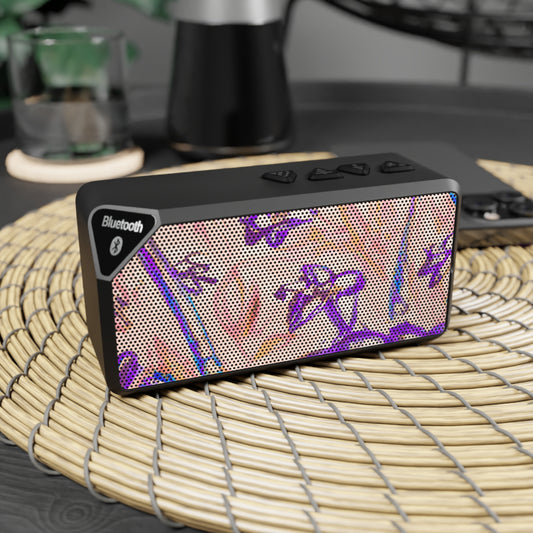 Jabba Bluetooth Speaker - Portable Sound Experience / Tropical Doodles, Peach