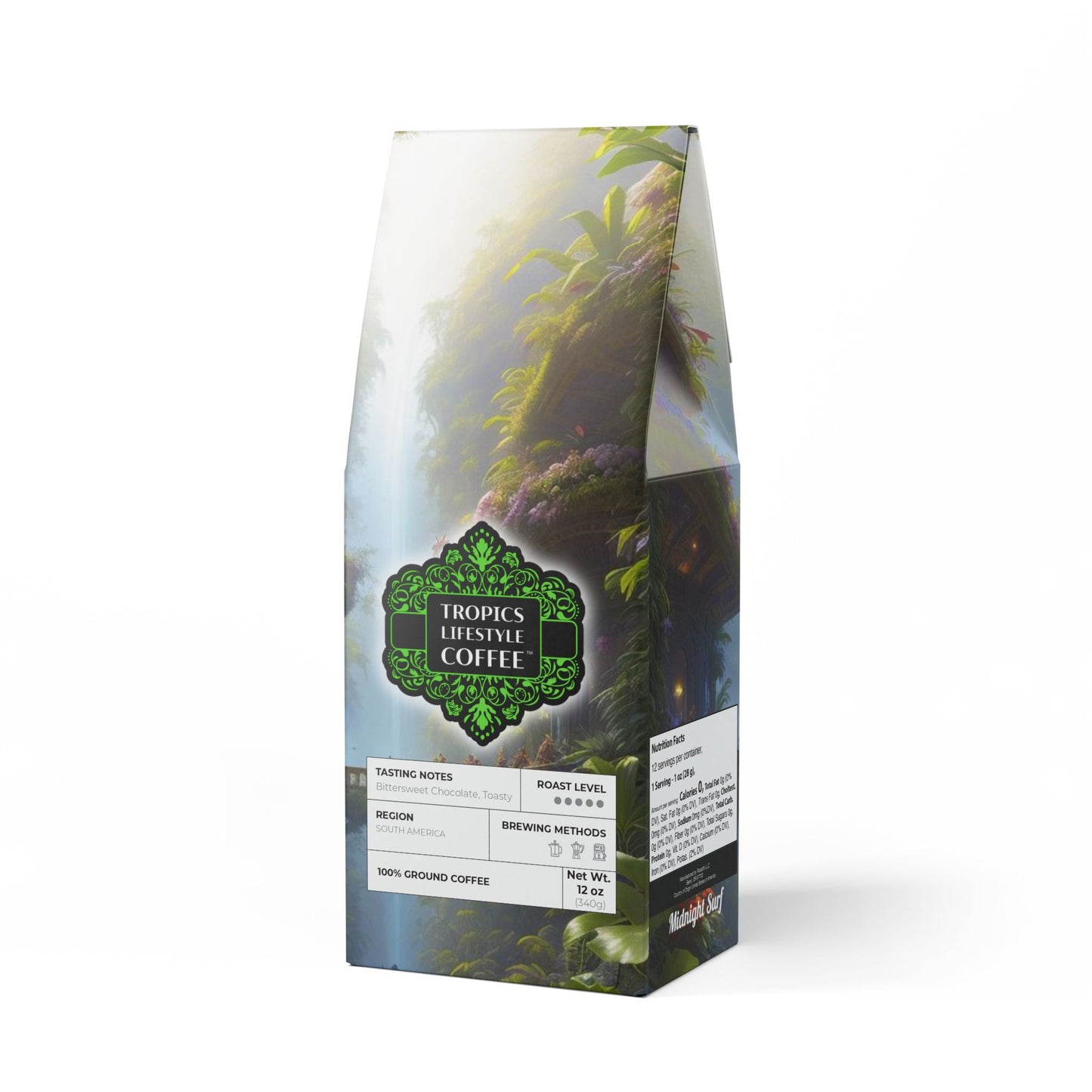 Black Coral Blend™ (Dark French Roast) Specialty Grade Craft Coffee / Rainforest Abode