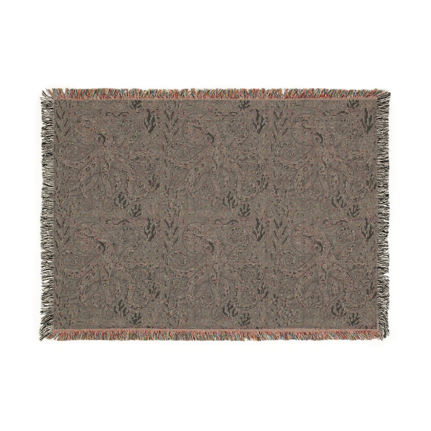 Cozy Grey Octopus Woven Blanket, 3 Sizes - Nautical Home Decor for Relaxation & Celebrations