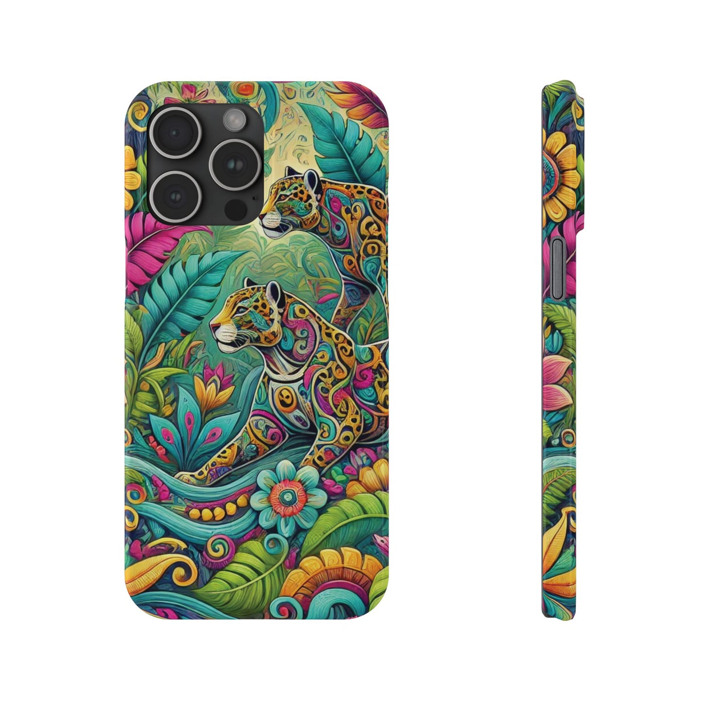Slim Phone Cases - Jaguar Pop