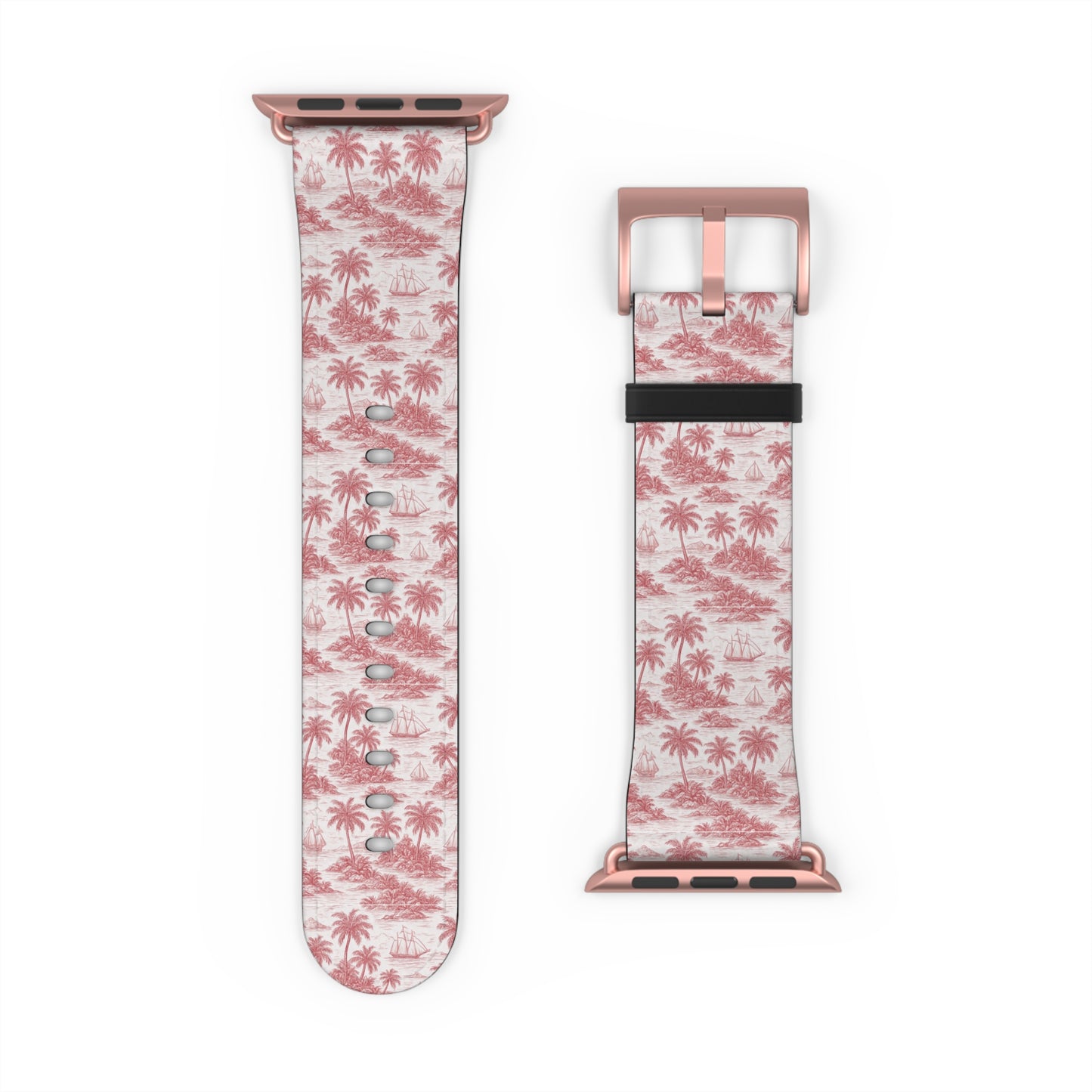 Apple Watch Band - Faraway Toile, Red